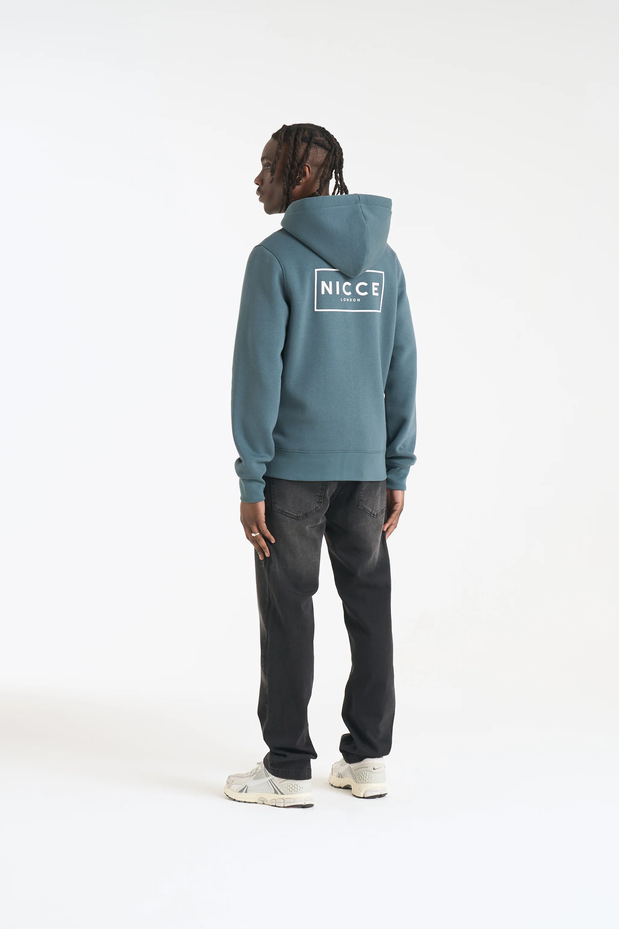 NICCE Mens Hontell Hoodie | Future Grey - Image 6