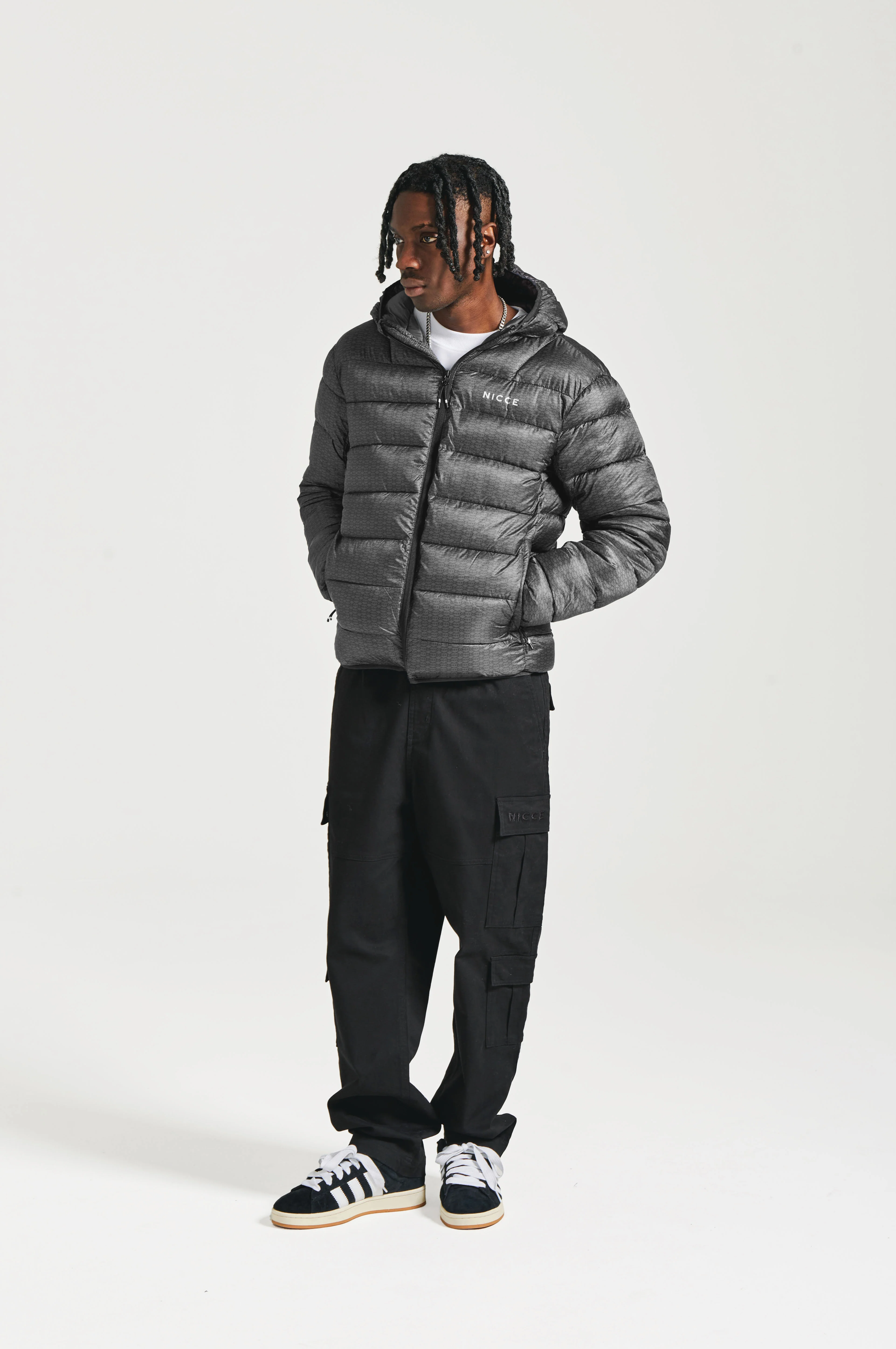 NICCE Mens Repeater Jacket | Black/Coal - Image 6
