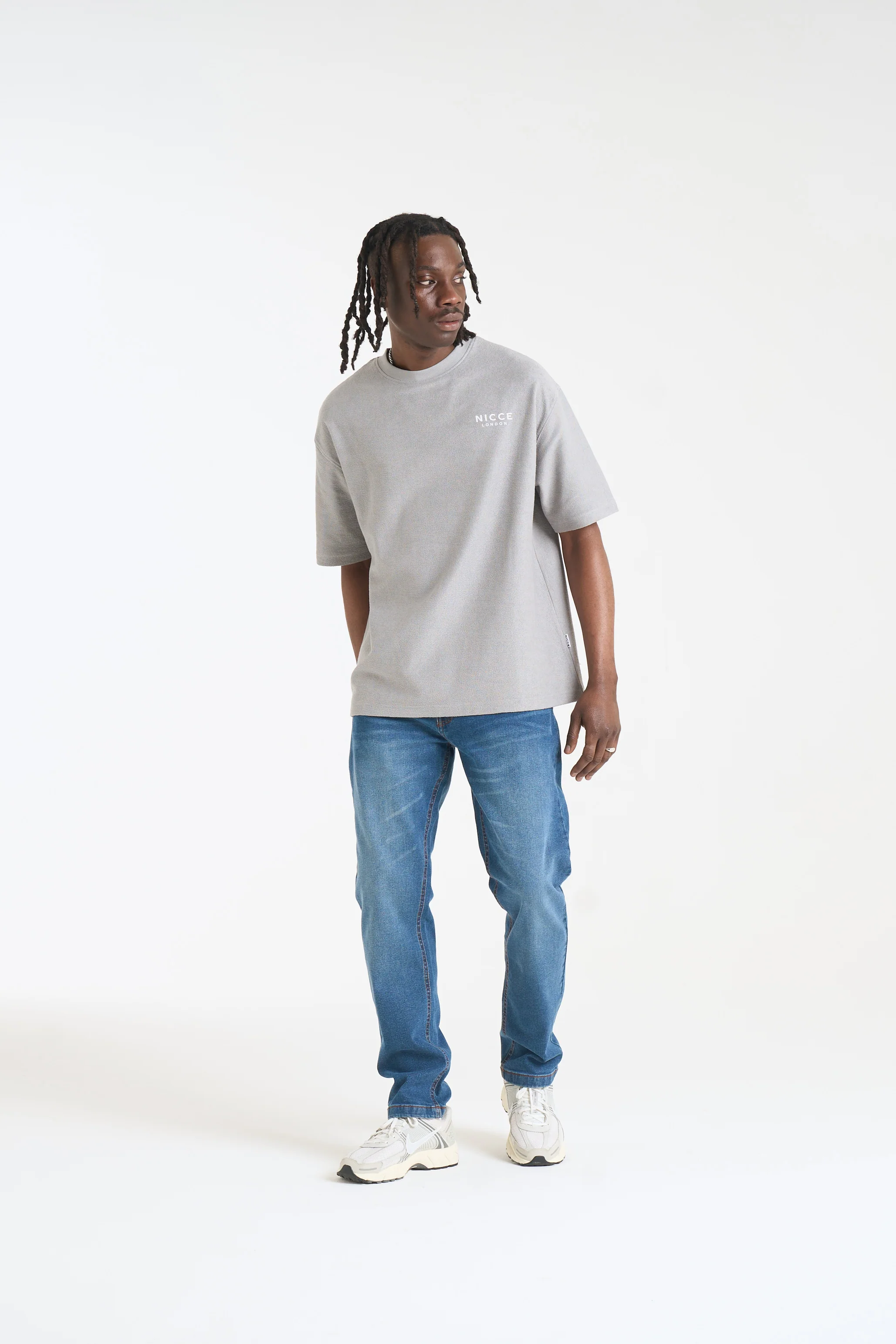 NICCE Mens Sanjof Jeans Regular | Indigo Wash - Image 4