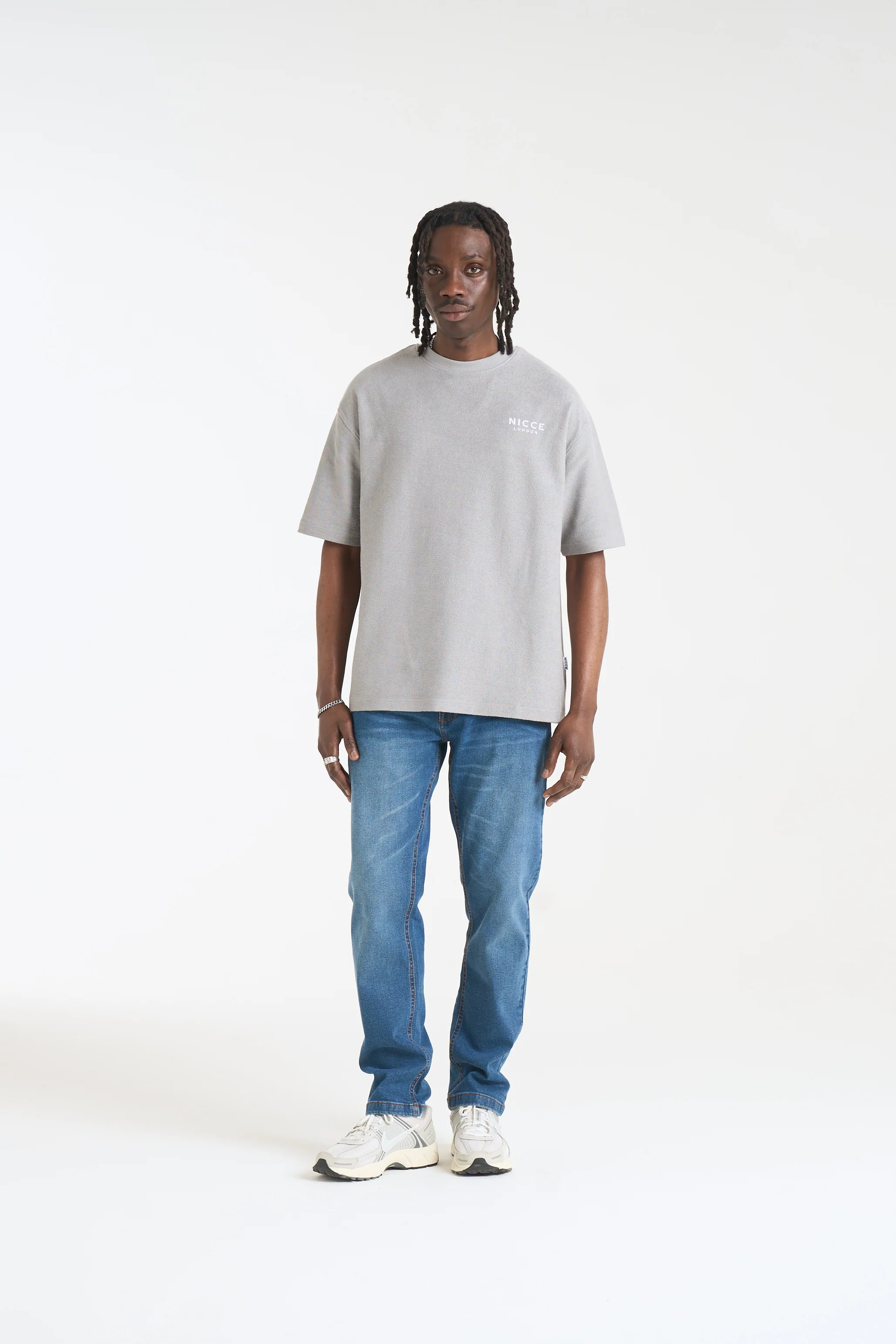 NICCE Mens Sanjof Jeans Regular | Indigo Wash - Image 6