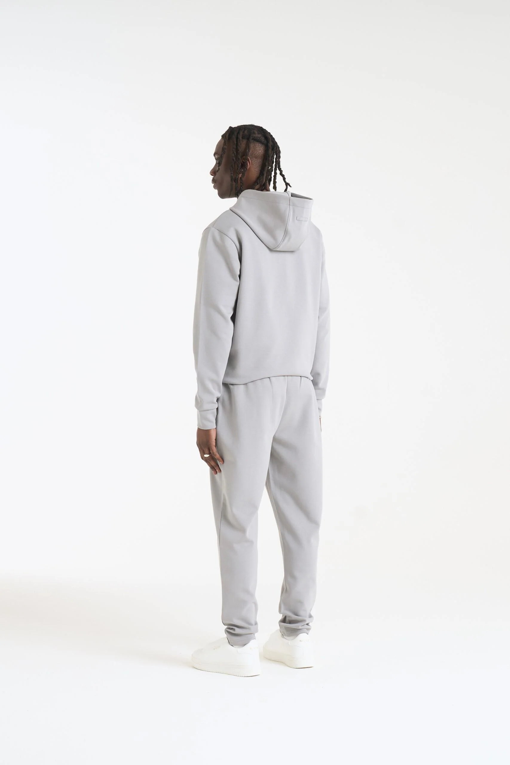 NICCE Mens Luxe Piping Jogger | Circular Grey - Image 7