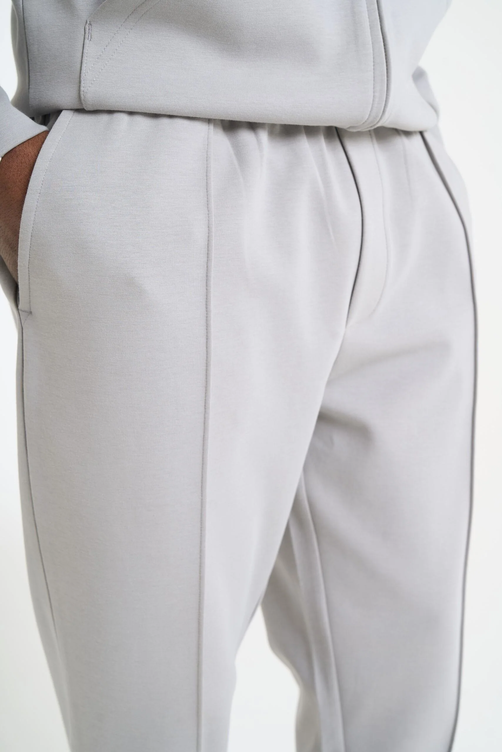 NICCE Mens Luxe Piping Jogger | Circular Grey - Image 8