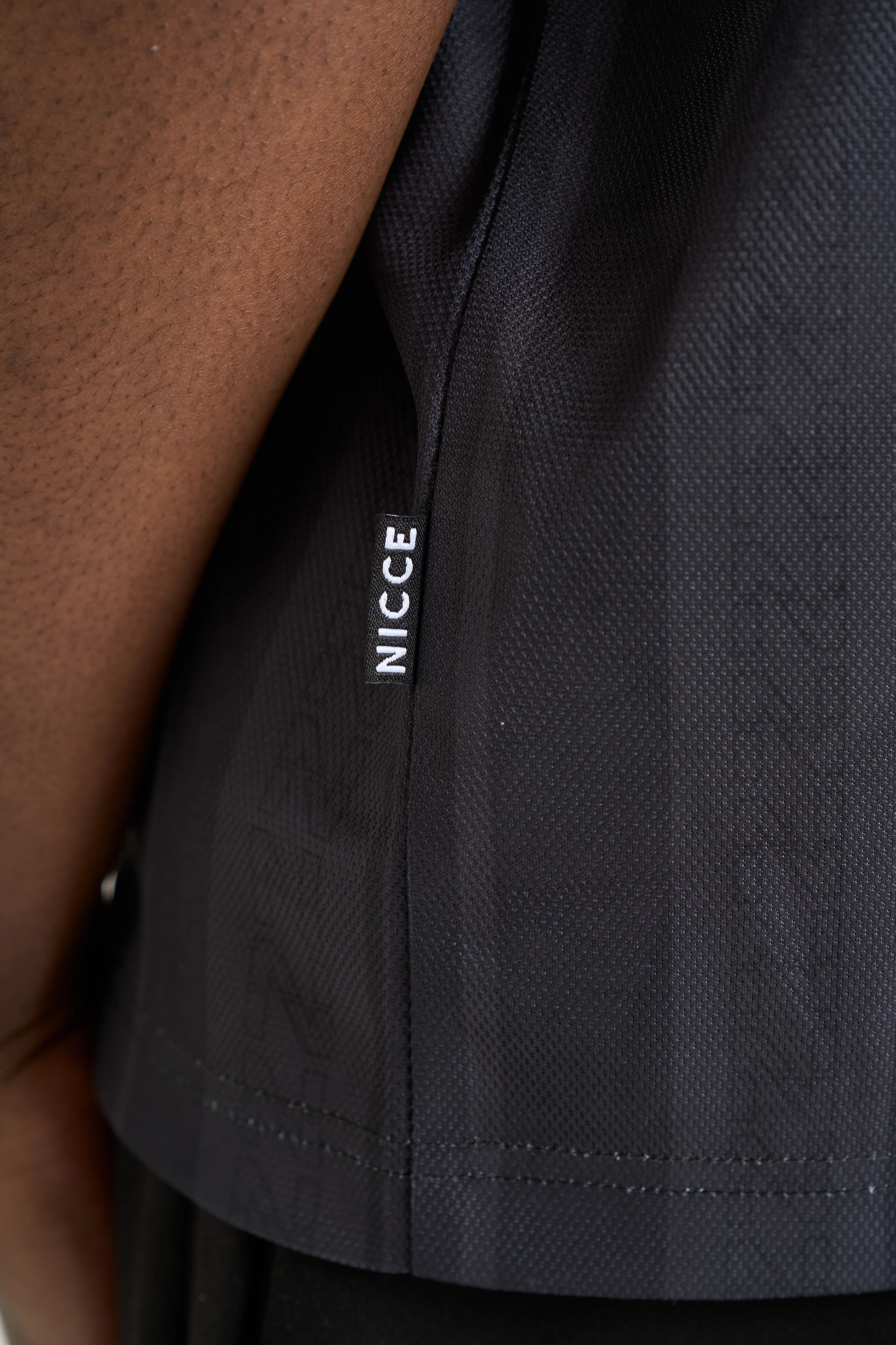NICCE Mens Legend Football Shirt | Black - Image 6