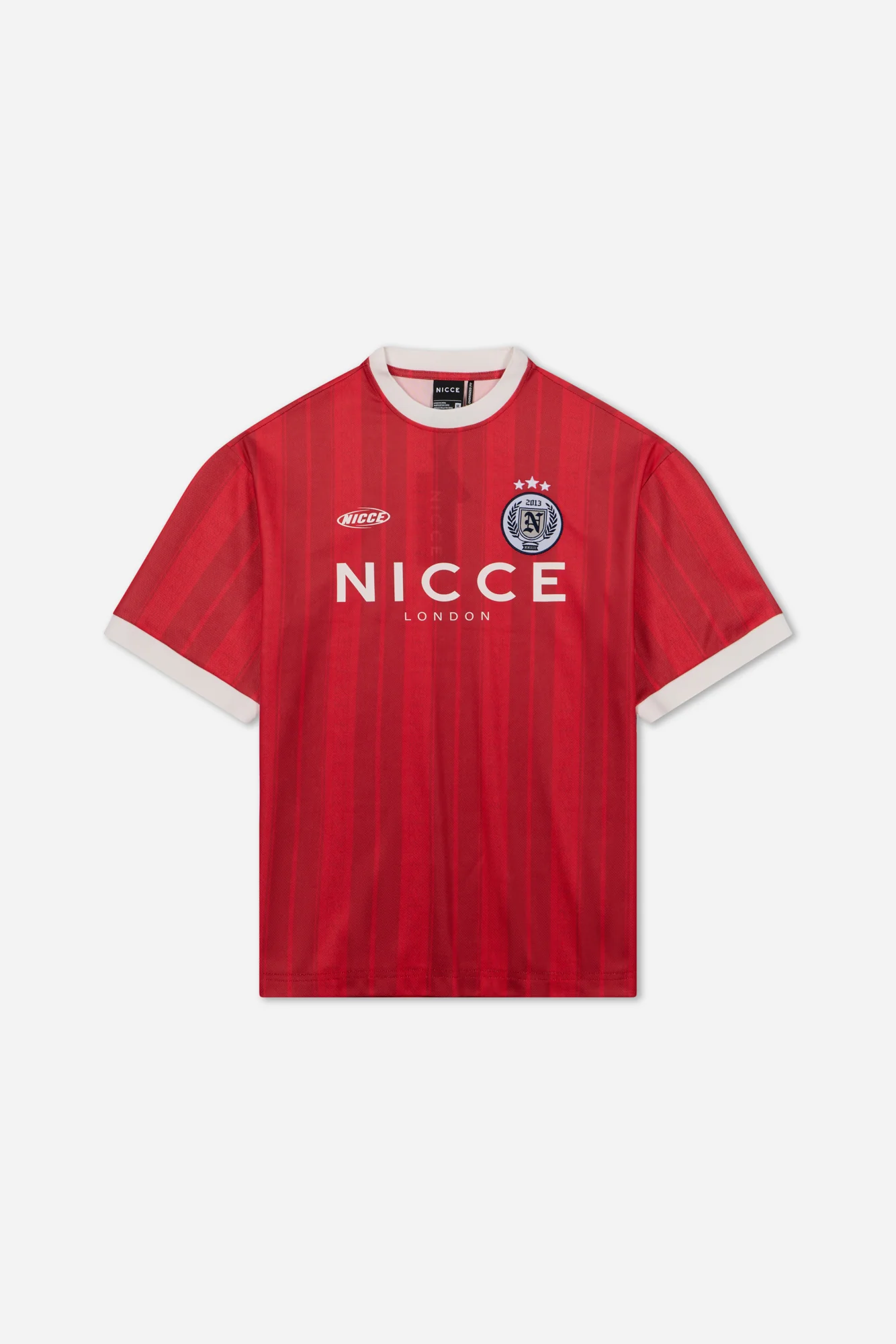 NICCE Mens Legend Football Shirt | Red - Image 14