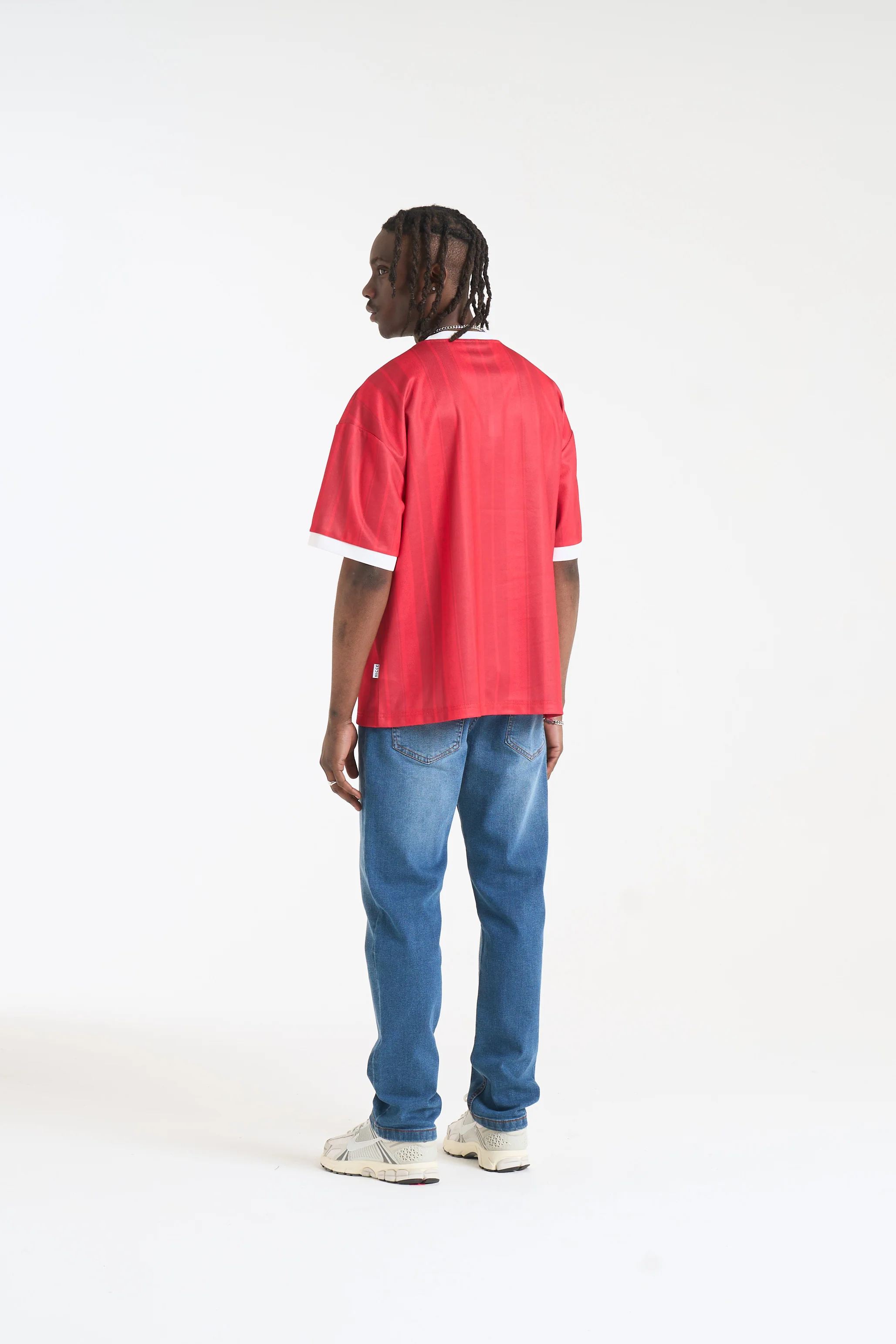 NICCE Mens Legend Football Shirt | Red - Image 6