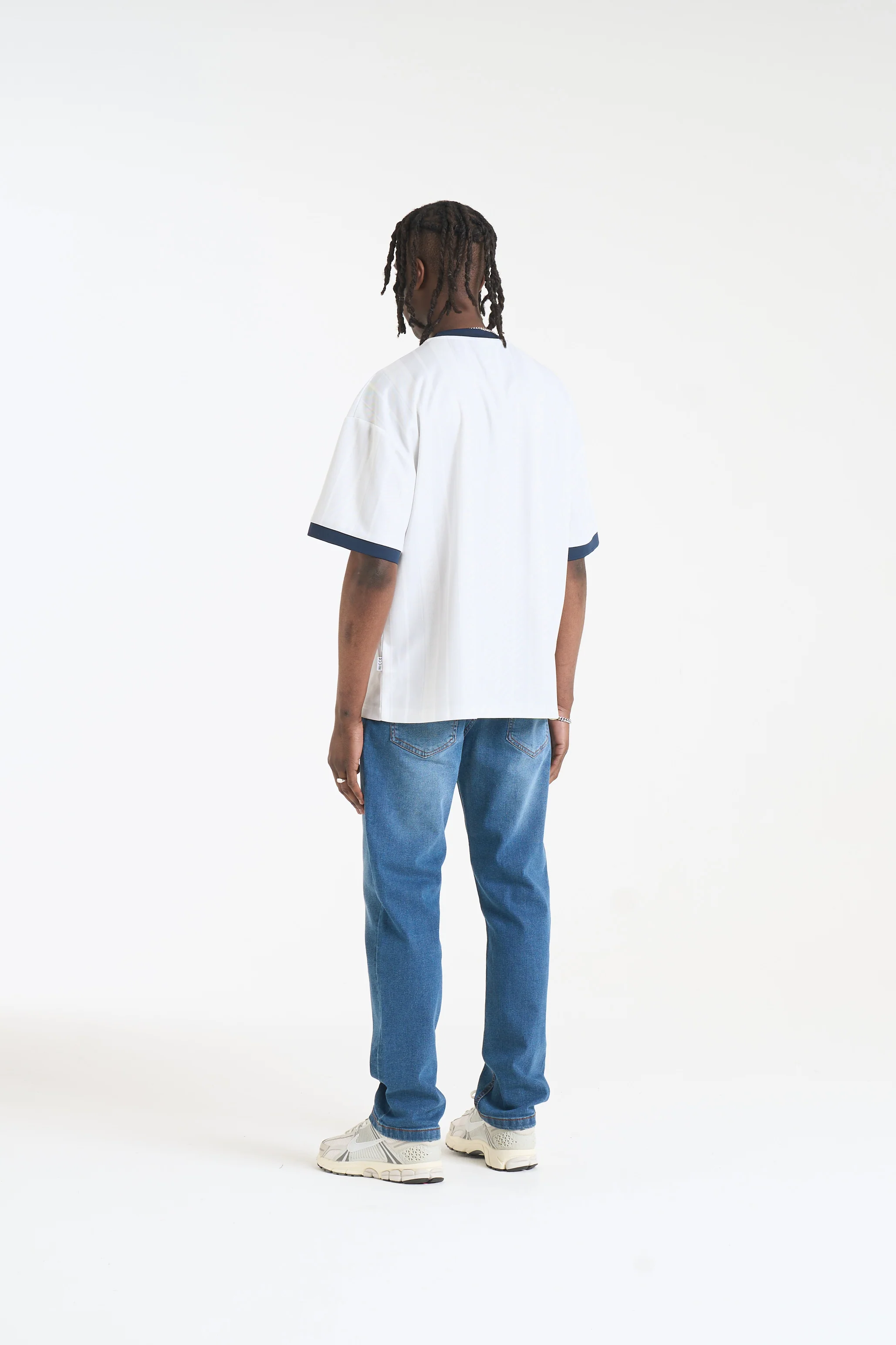 NICCE Mens Legend Football Shirt | White - Image 3