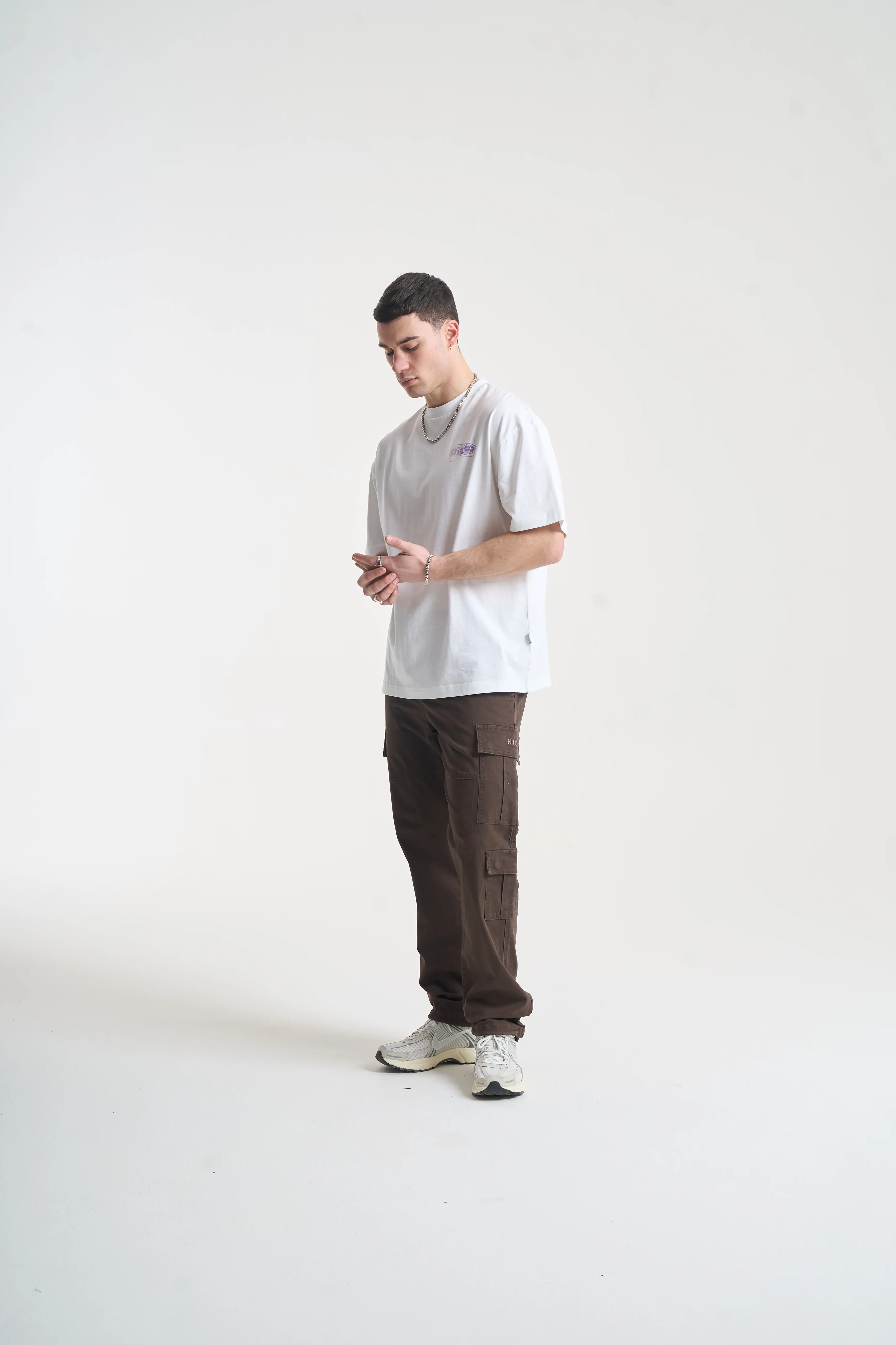 NICCE Mens Lita T-Shirt | White - Image 5