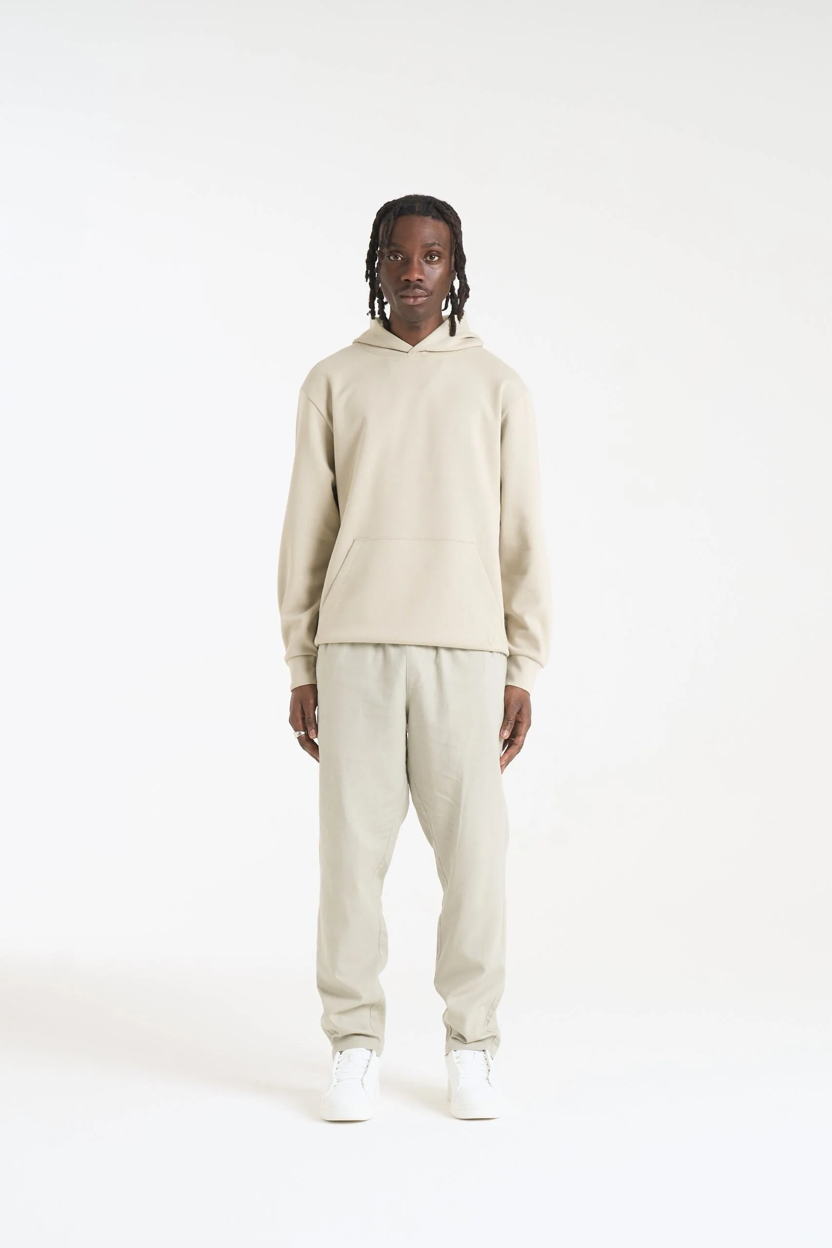 NICCE Mens Luxe Hoodie | Chalk Grey - Image 16
