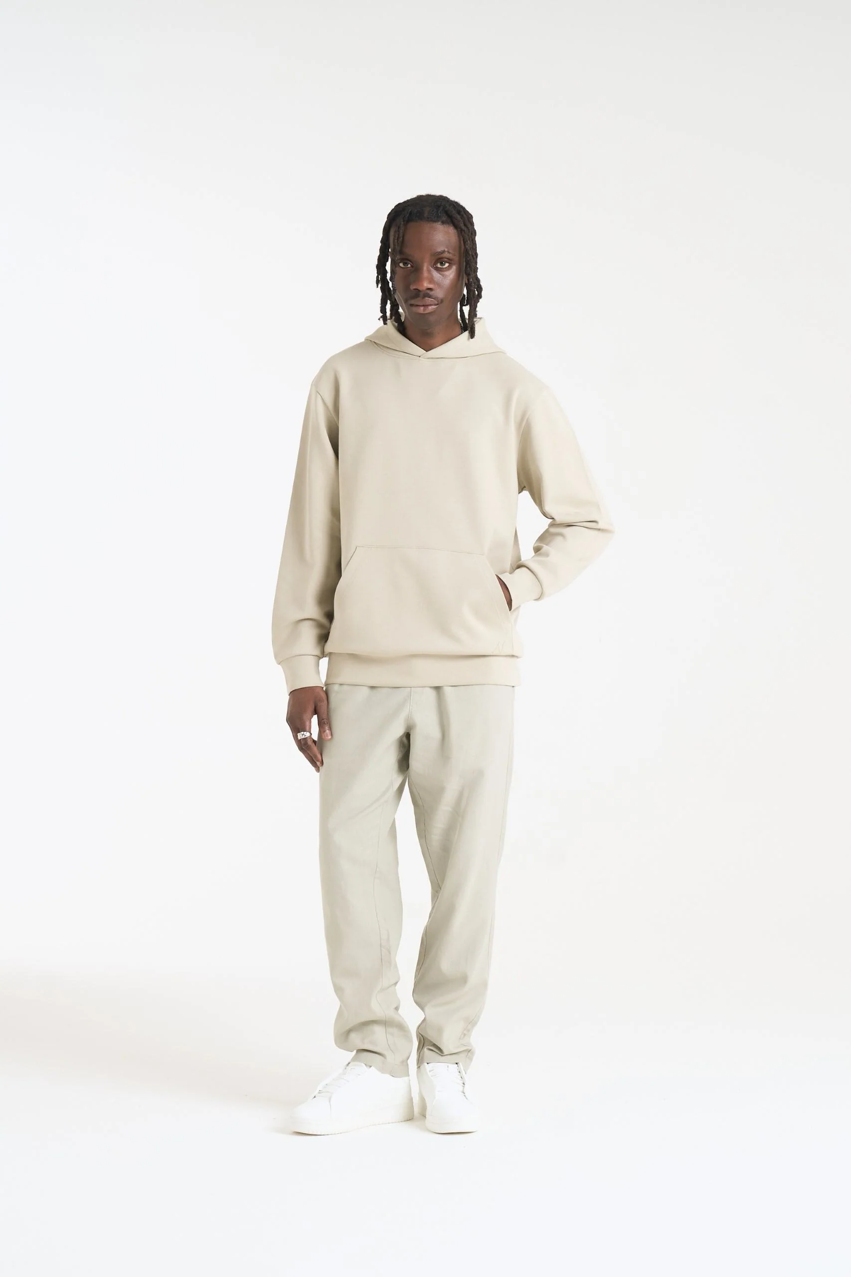 NICCE Mens Luxe Hoodie | Chalk Grey - Image 18
