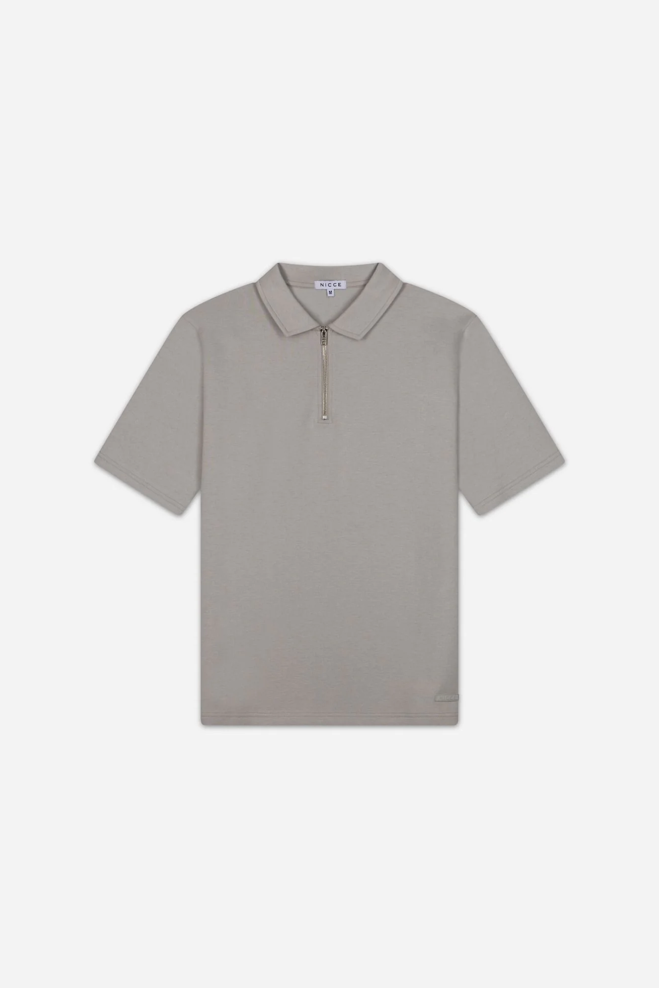 NICCE Mens Luxe Polo Shirt | Chalk Grey - Image 10