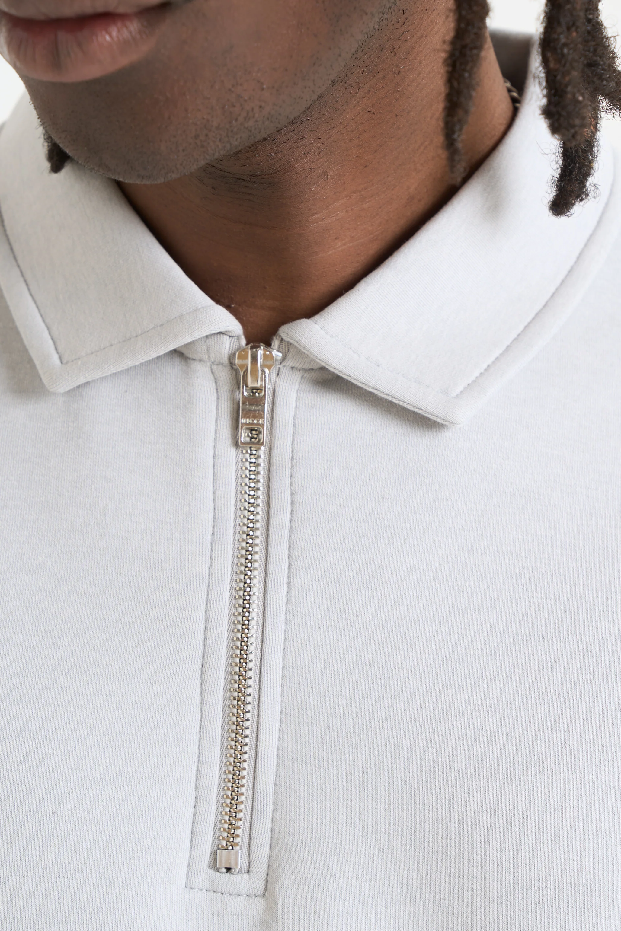 NICCE Mens Luxe Polo Shirt | Chalk Grey - Image 4