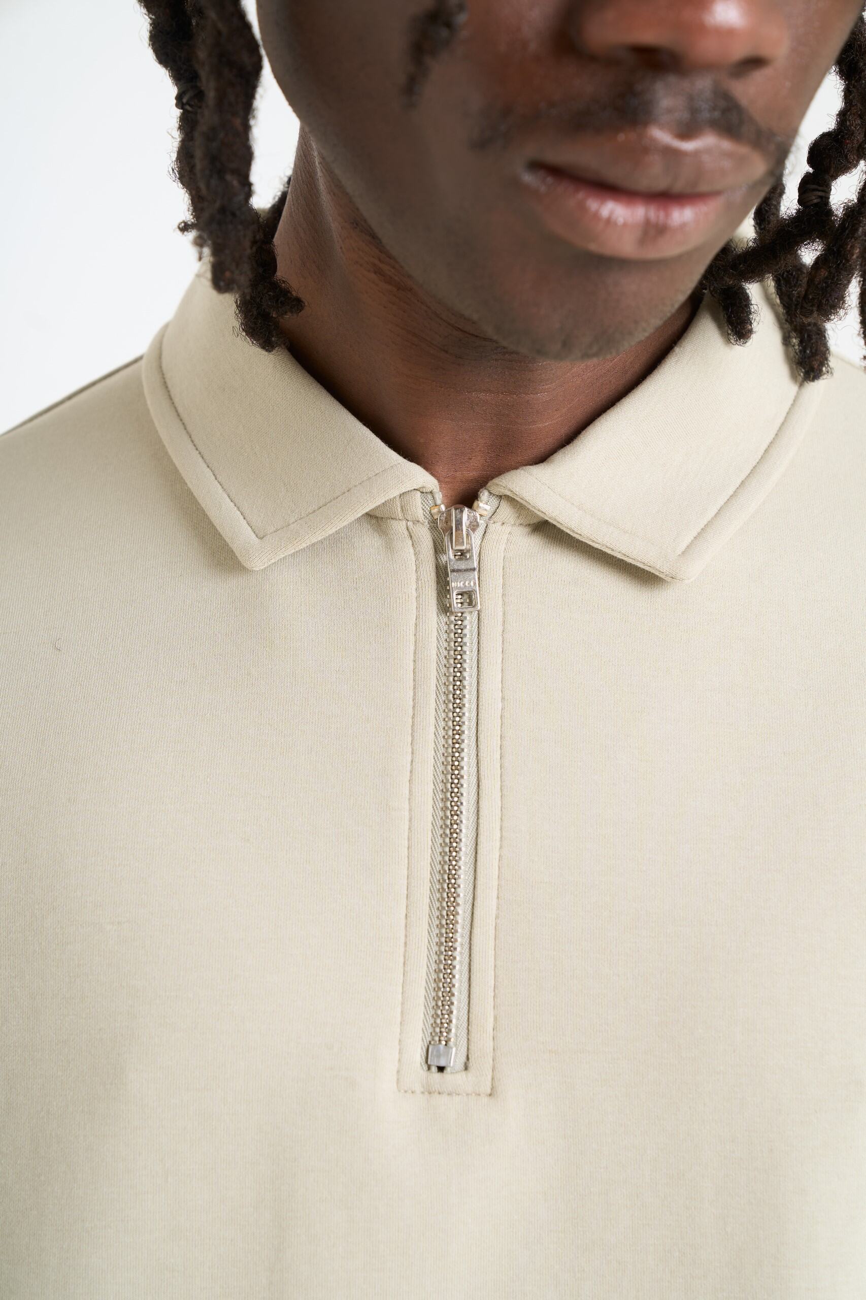 NICCE Mens Luxe Polo Shirt | Grey Stone - Image 4