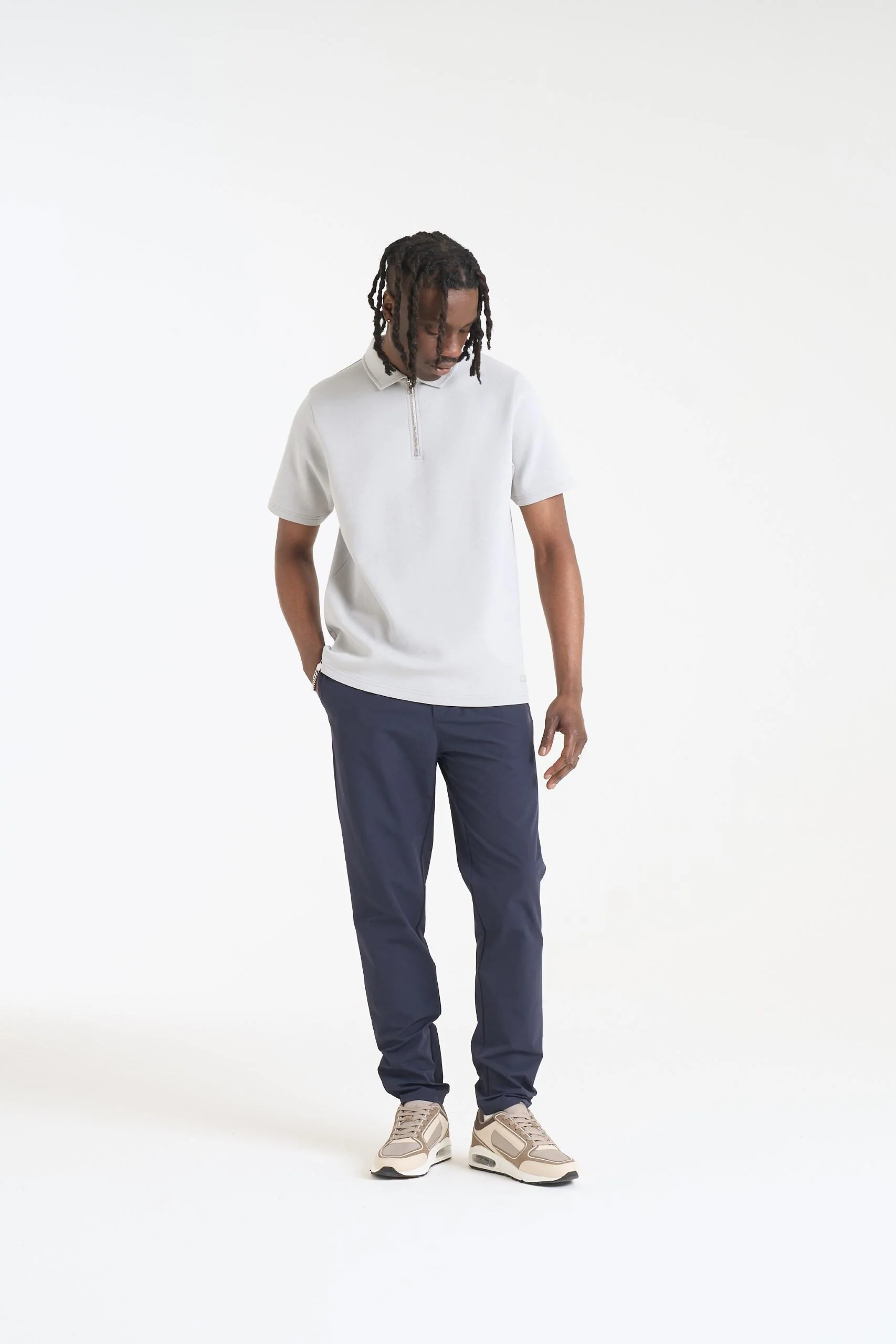NICCE Mens Luxe Tech Stretch Chino | Navy - Image 3