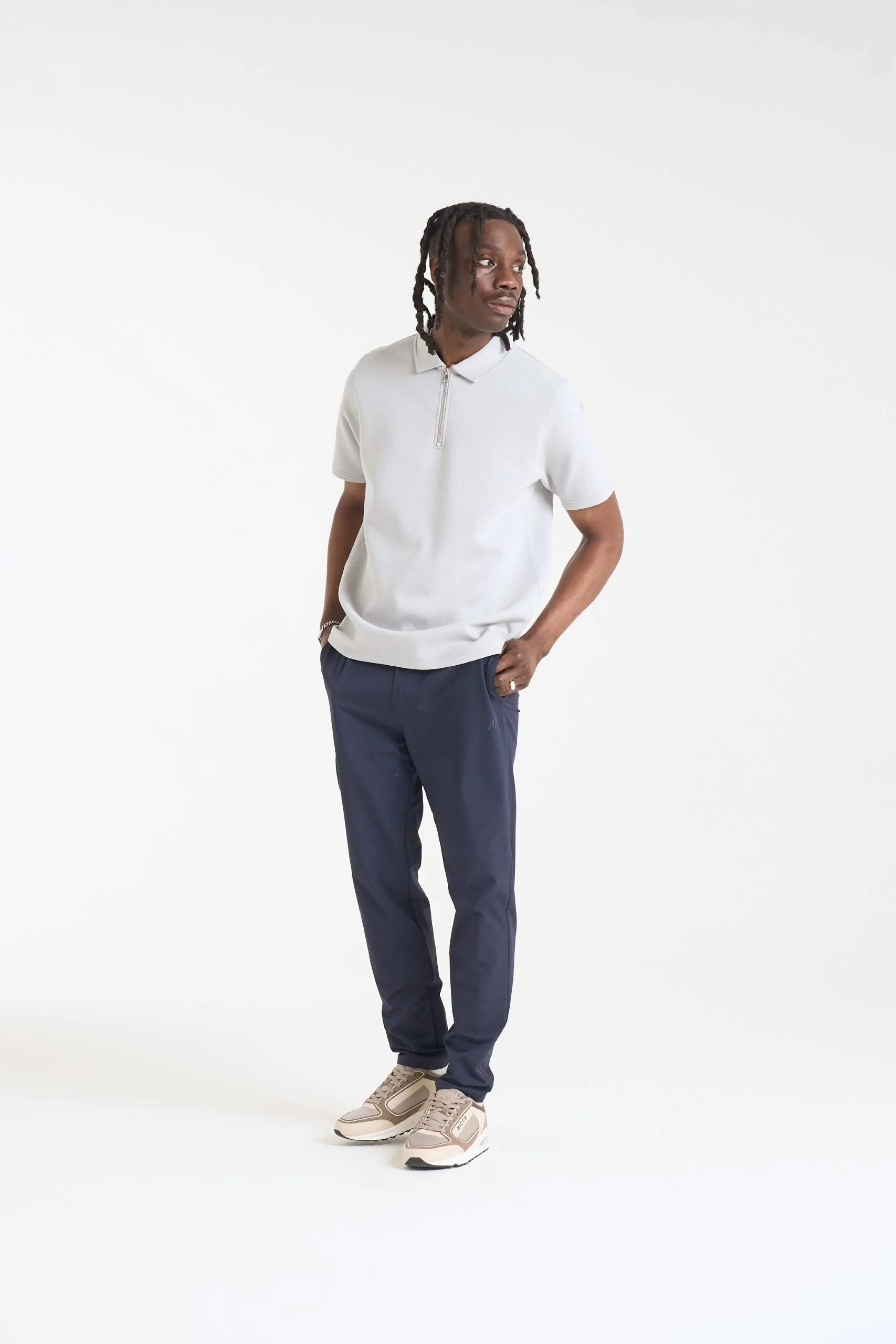 NICCE Mens Luxe Tech Stretch Chino | Navy - Image 6