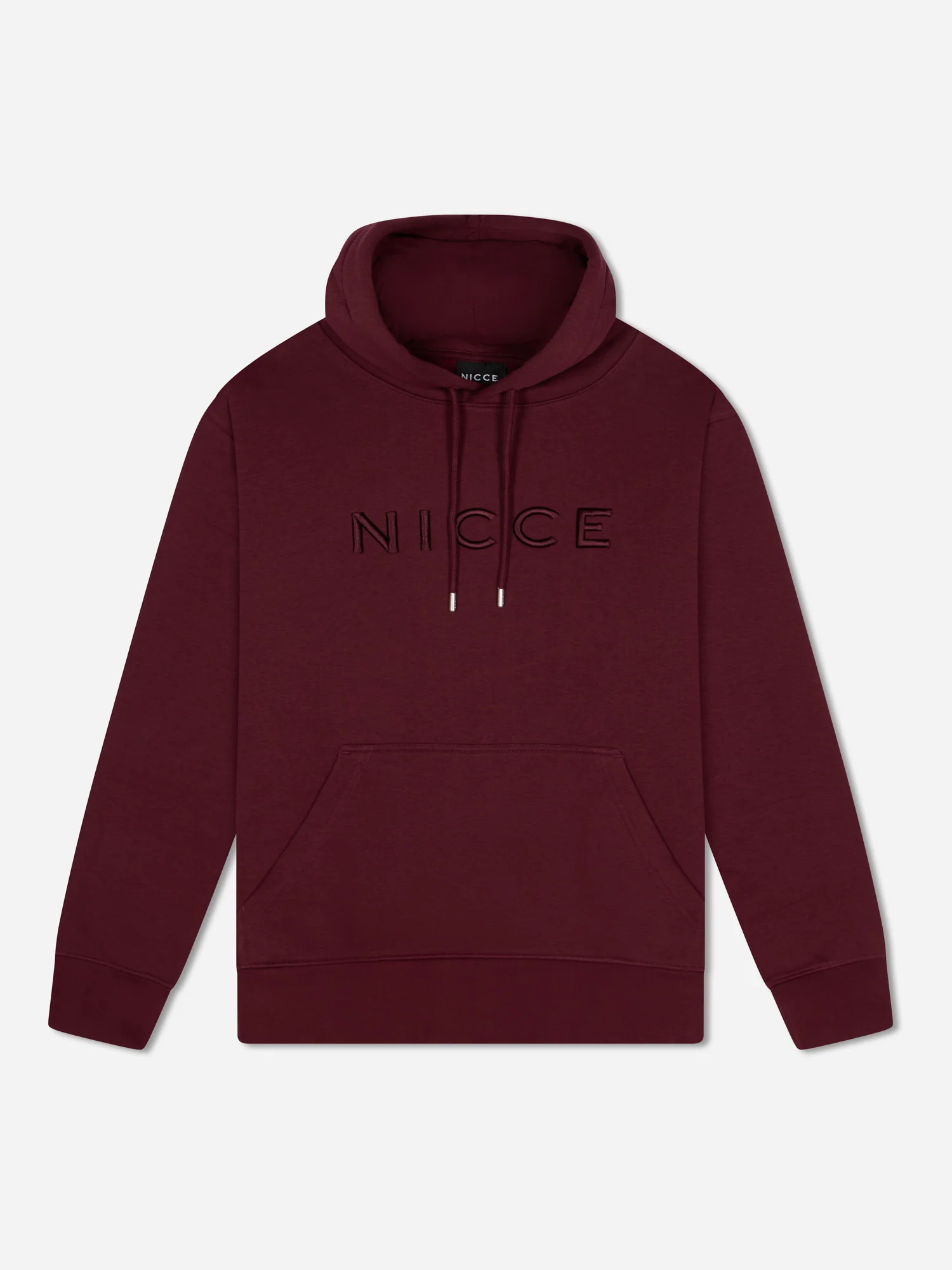 NICCE Mens Mercury Hoodie | Burgundy - Image 5
