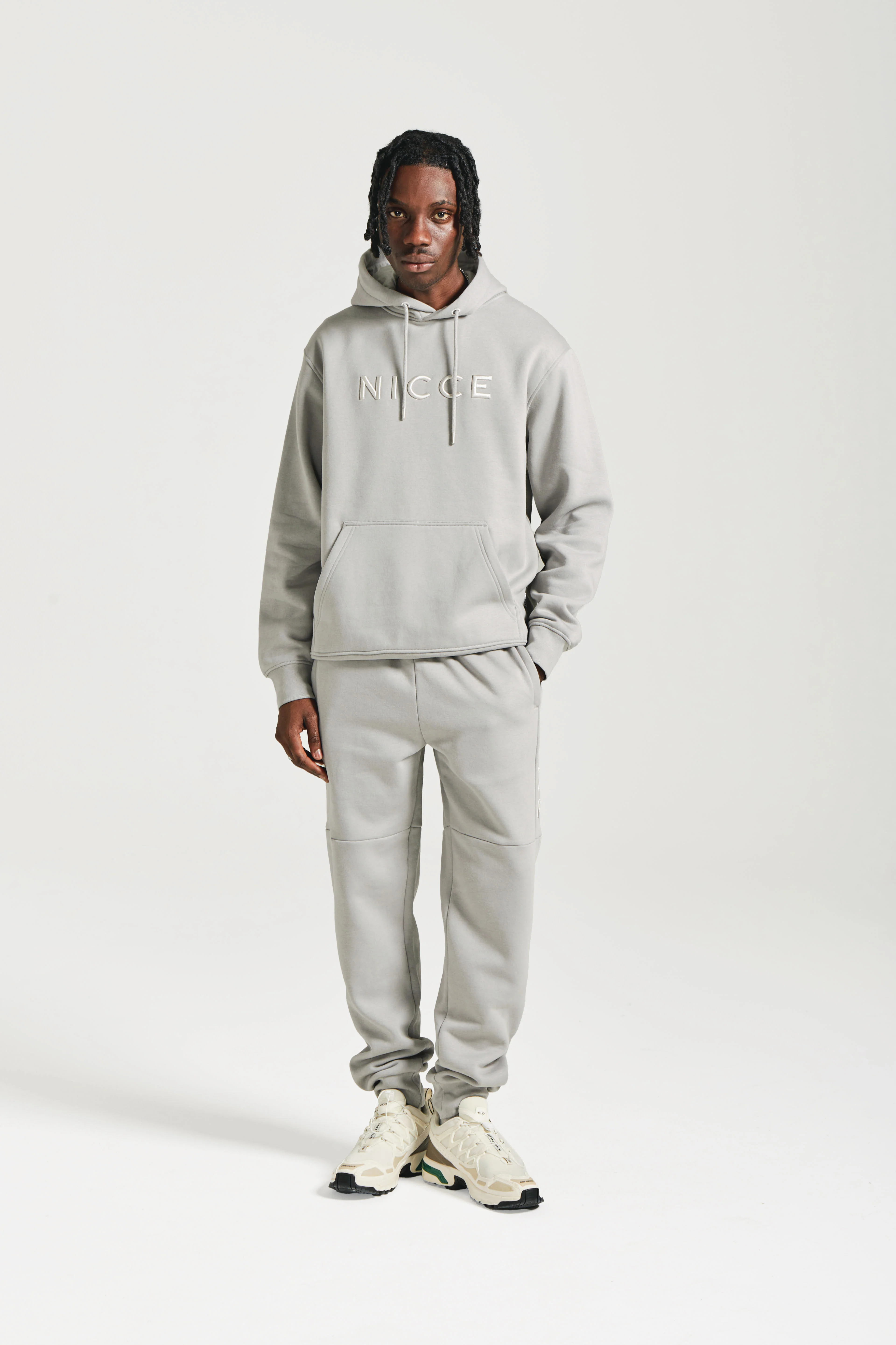 NICCE Mens Mercury Hoodie | Circular Grey - Image 4