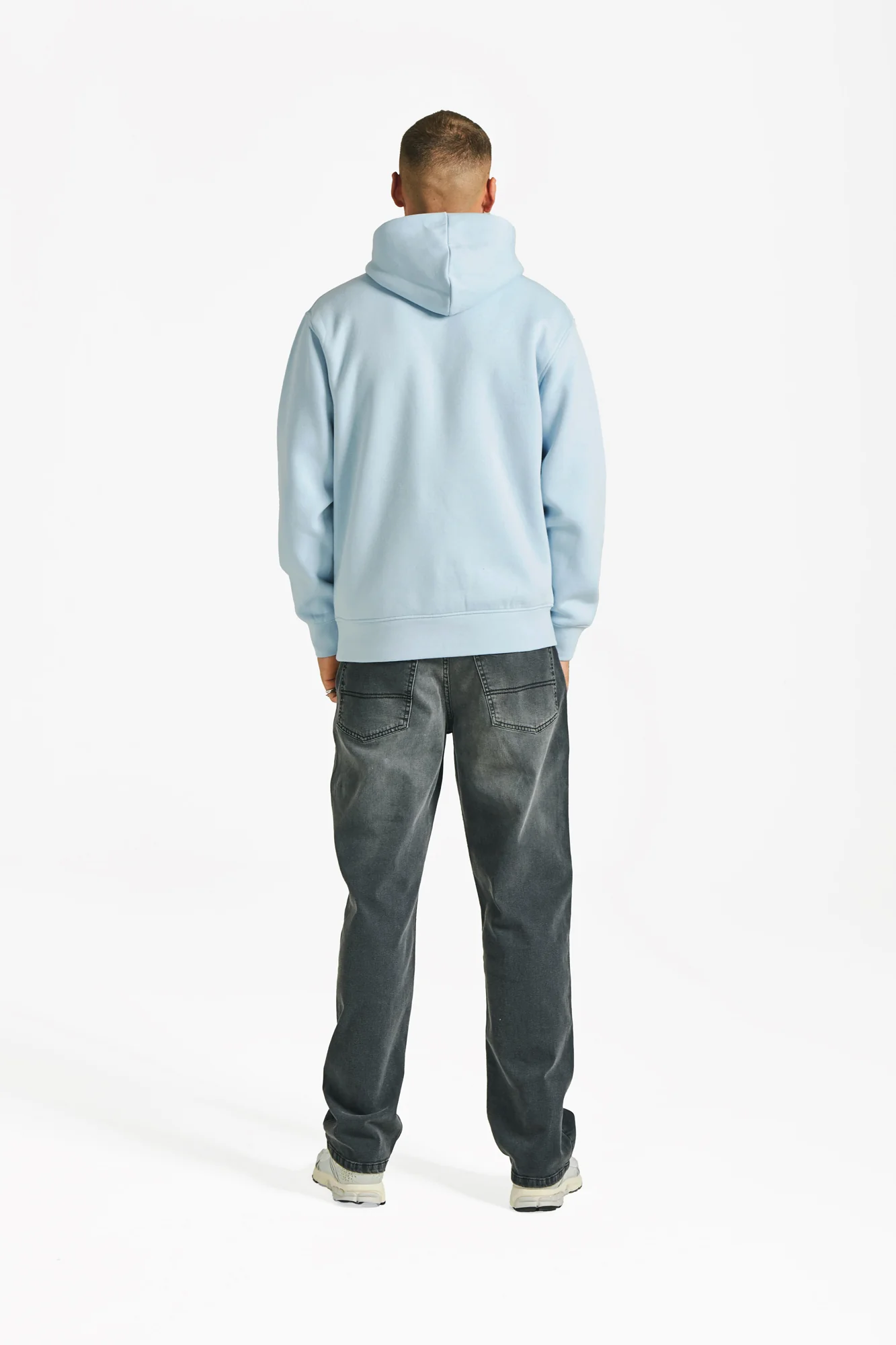 NICCE Mens Mercury Hoodie | Light Blue - Image 6