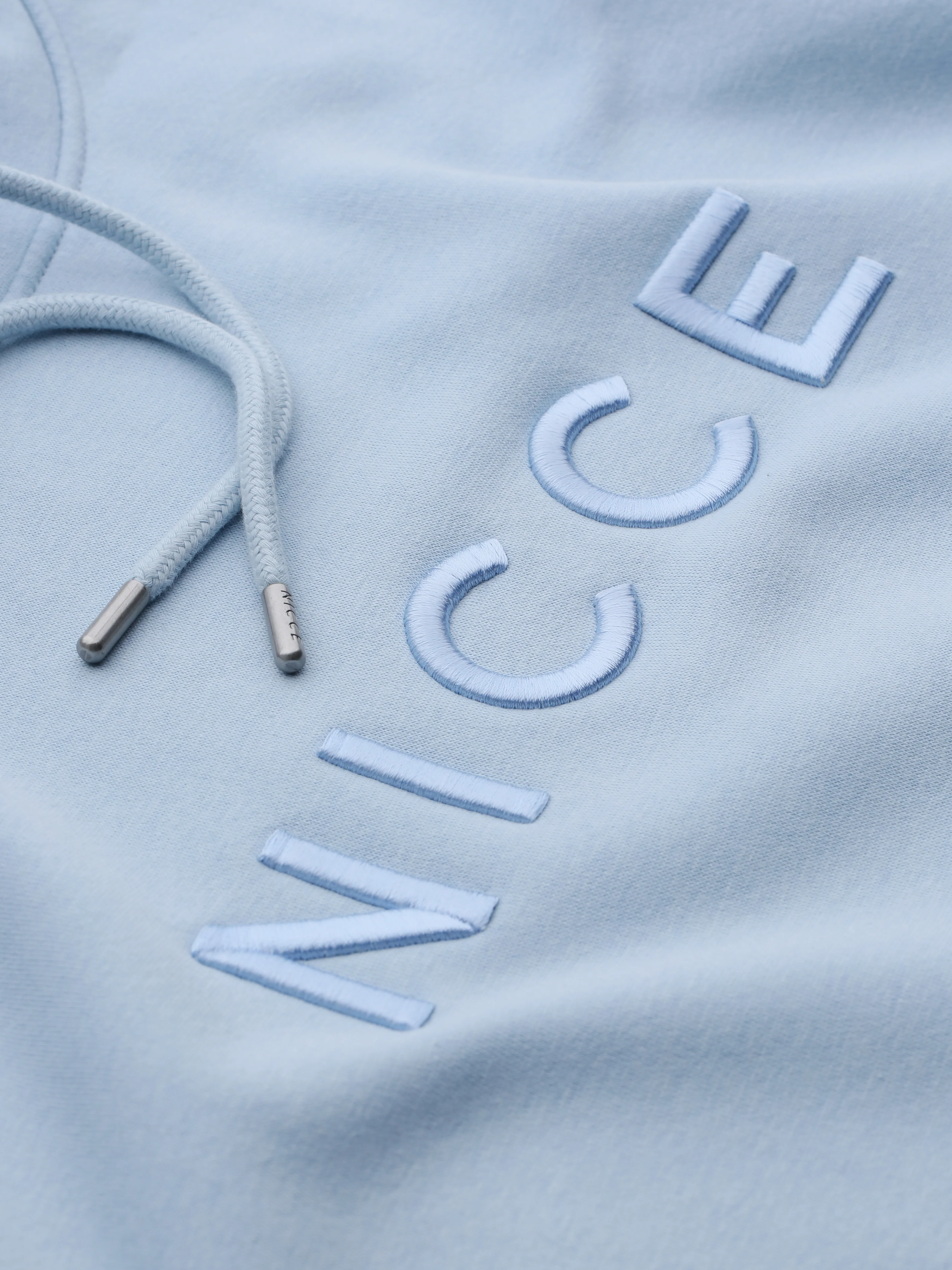 NICCE Mens Mercury Hoodie | Light Blue - Image 9