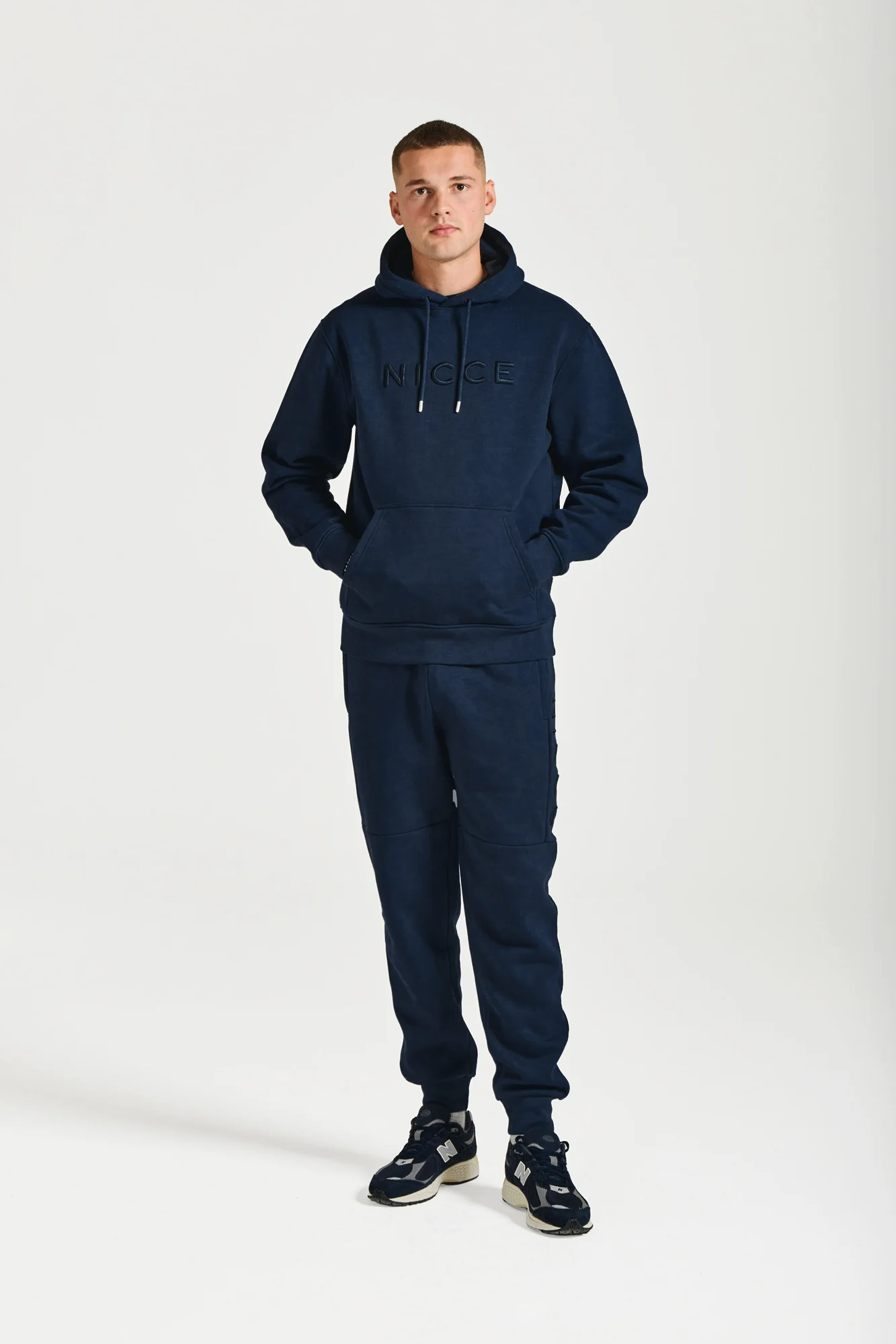 NICCE Mens Mercury Hoodie | Navy - Image 3