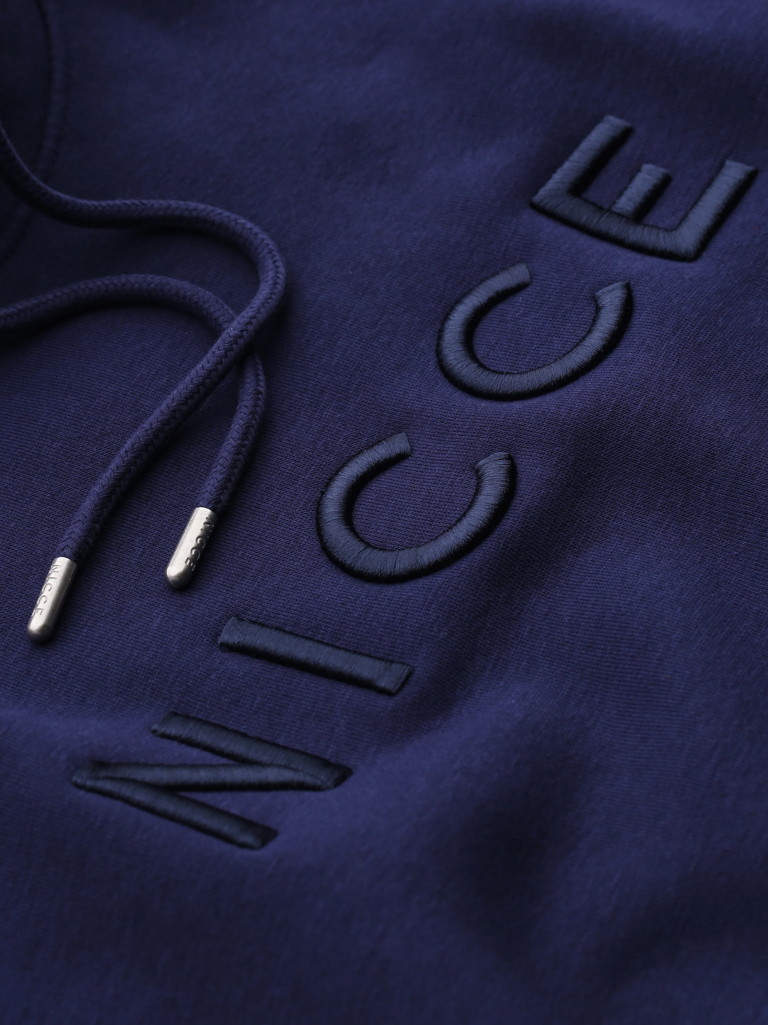 NICCE Mens Mercury Hoodie | Navy - Image 7