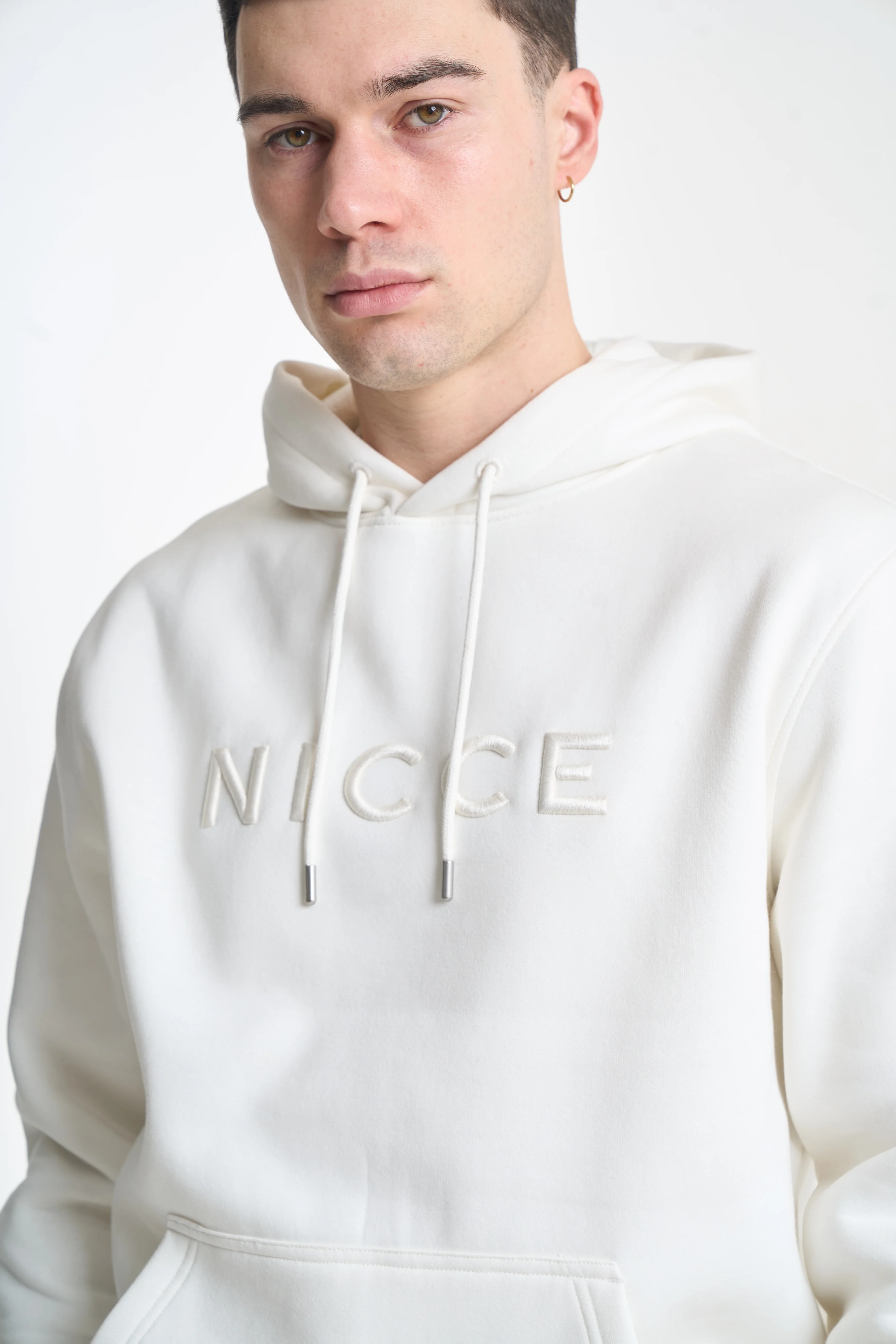 NICCE Mens Mercury Hoodie | Off White