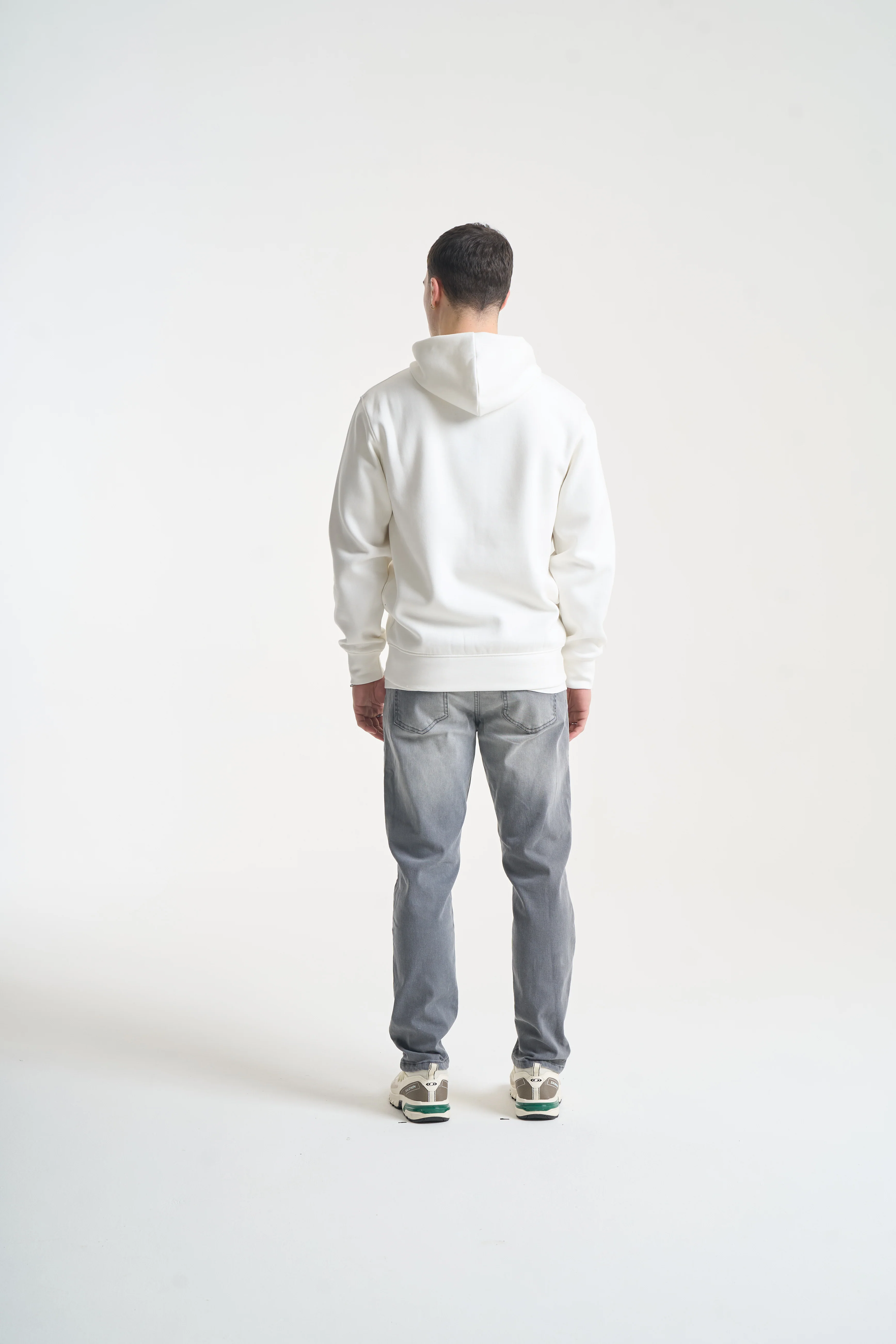 NICCE Mens Mercury Hoodie | Off White - Image 4