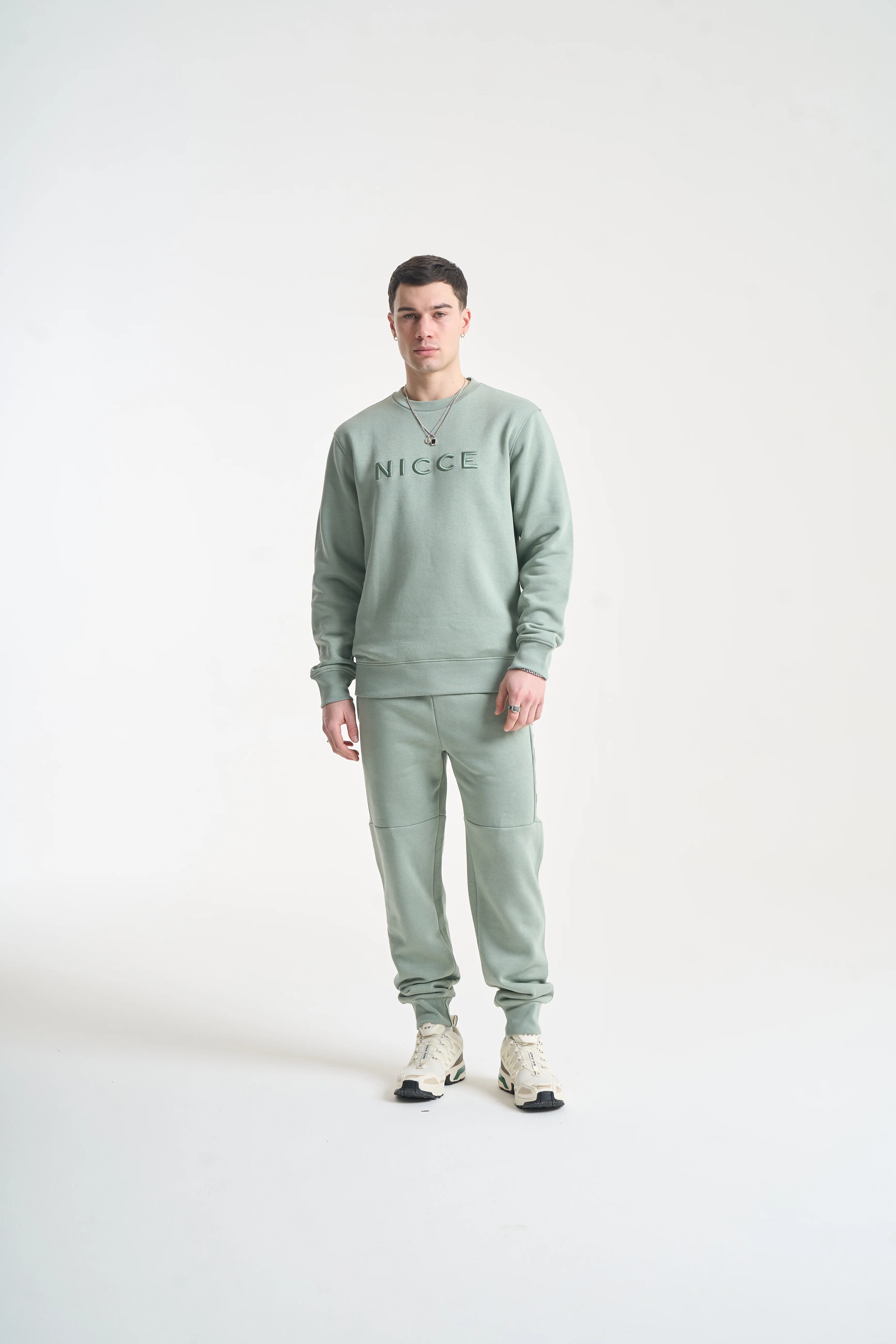 NICCE Mens Mercury Sweatshirt | Sage - Image 2