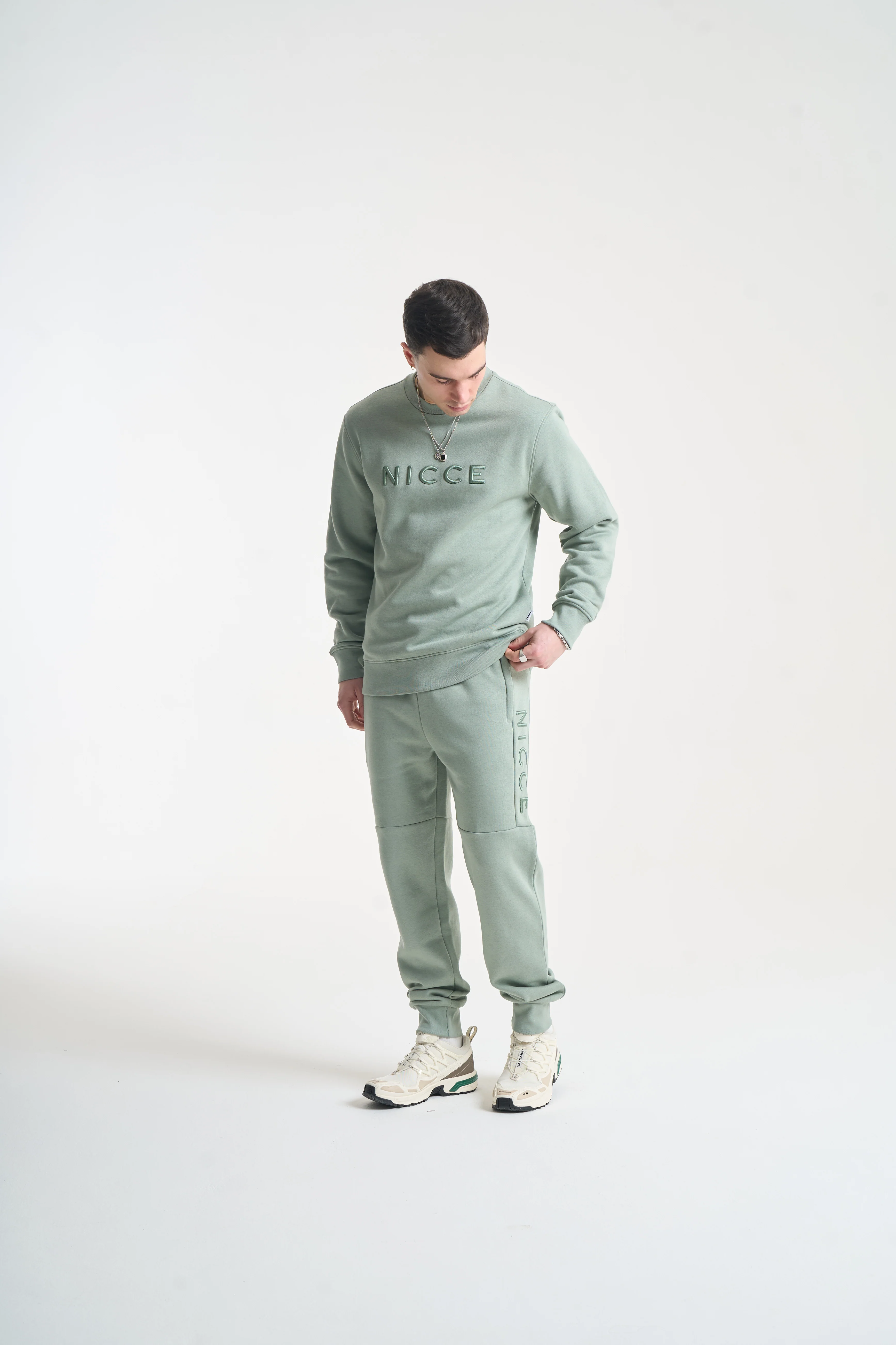 NICCE Mens Mercury Sweatshirt | Sage - Image 4