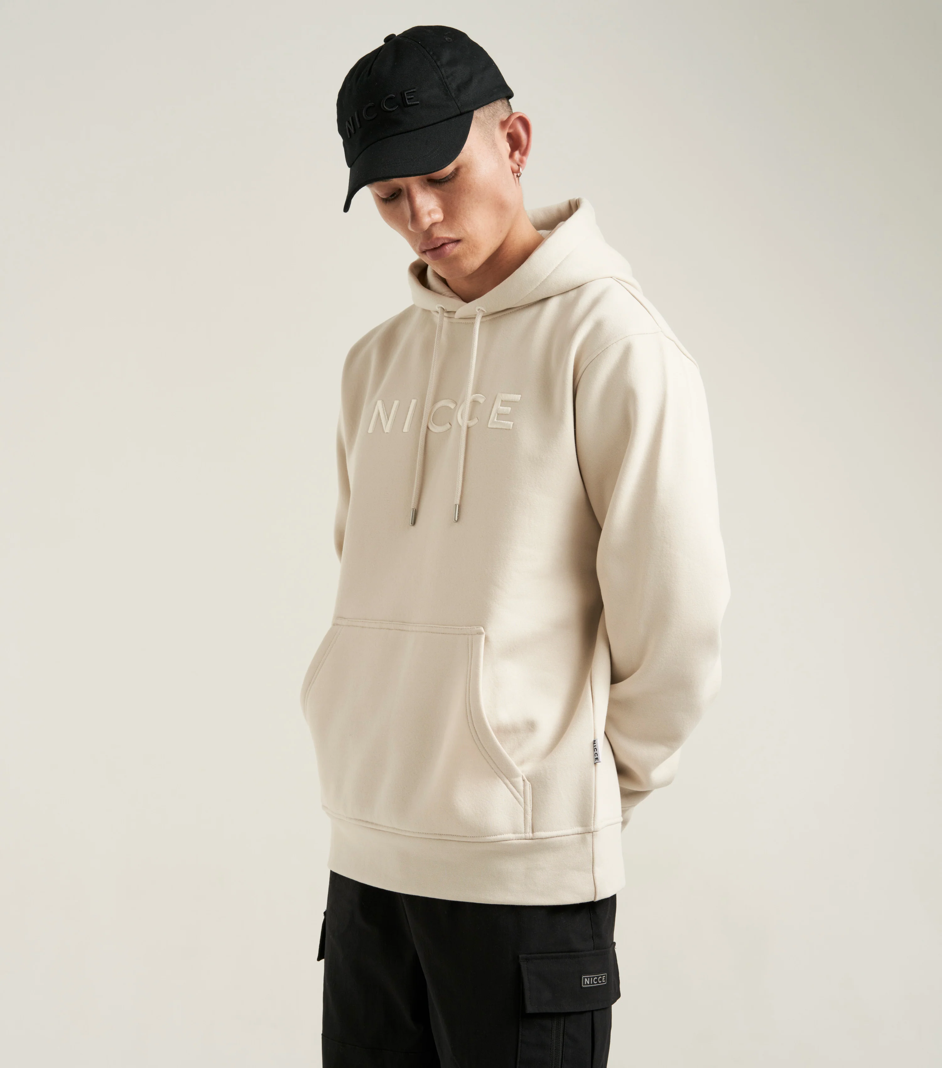 NICCE Mens Mercury Hoodie | Sandshell
