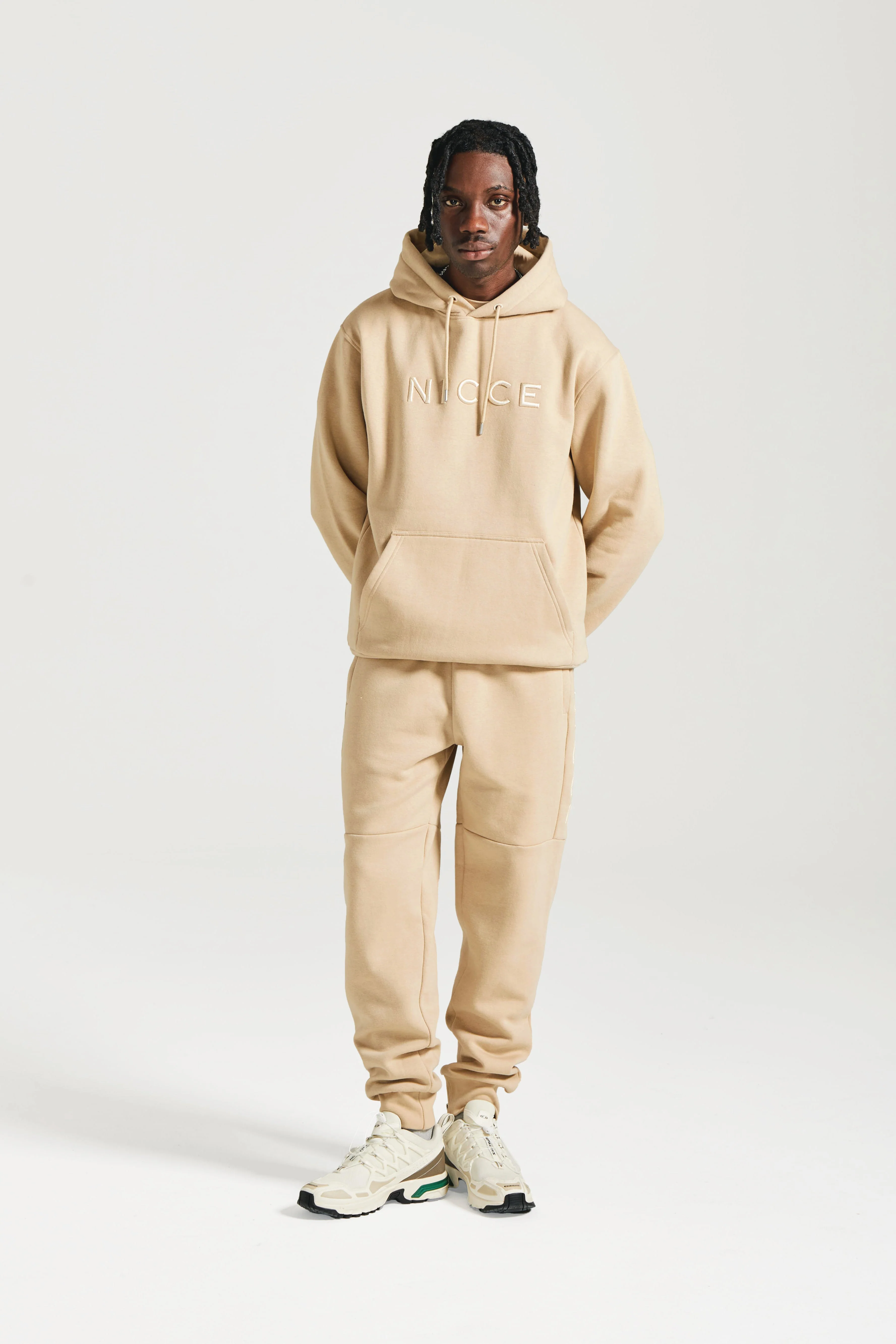 NICCE Mens Mercury Hoodie | Stone - Image 10