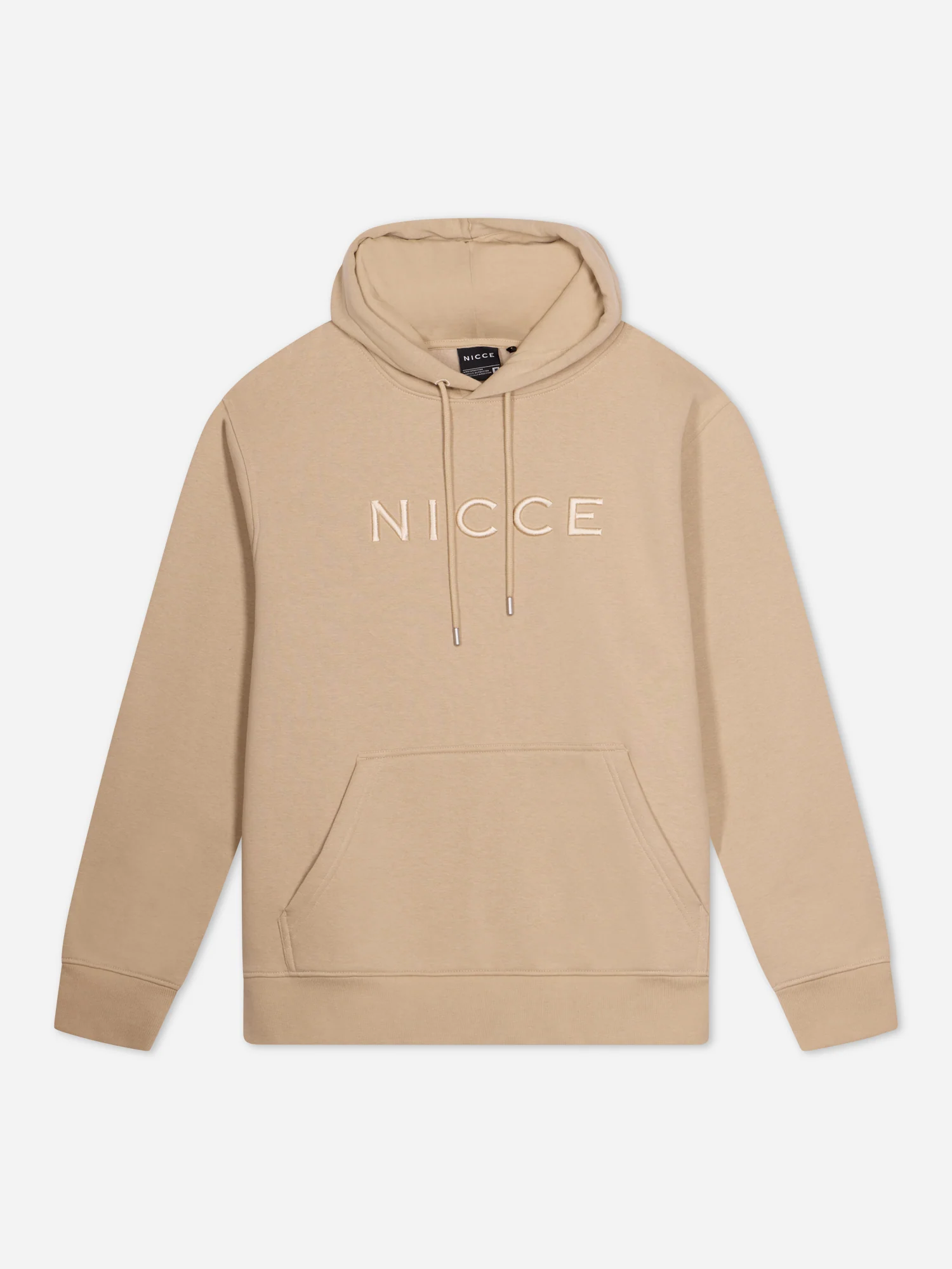 NICCE Mens Mercury Hoodie | Stone - Image 8