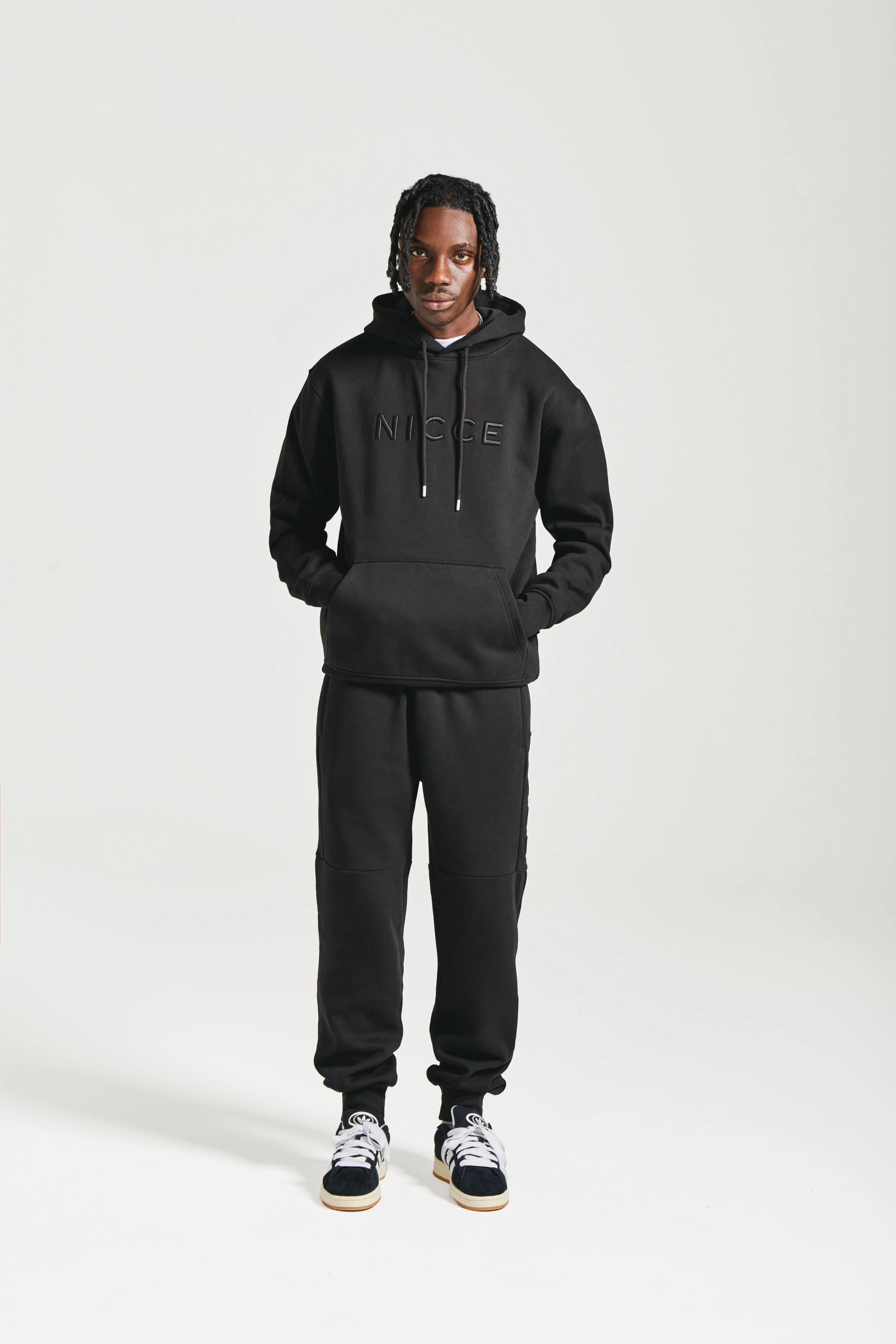 NICCE Mens Mercury Joggers | Black - Image 5