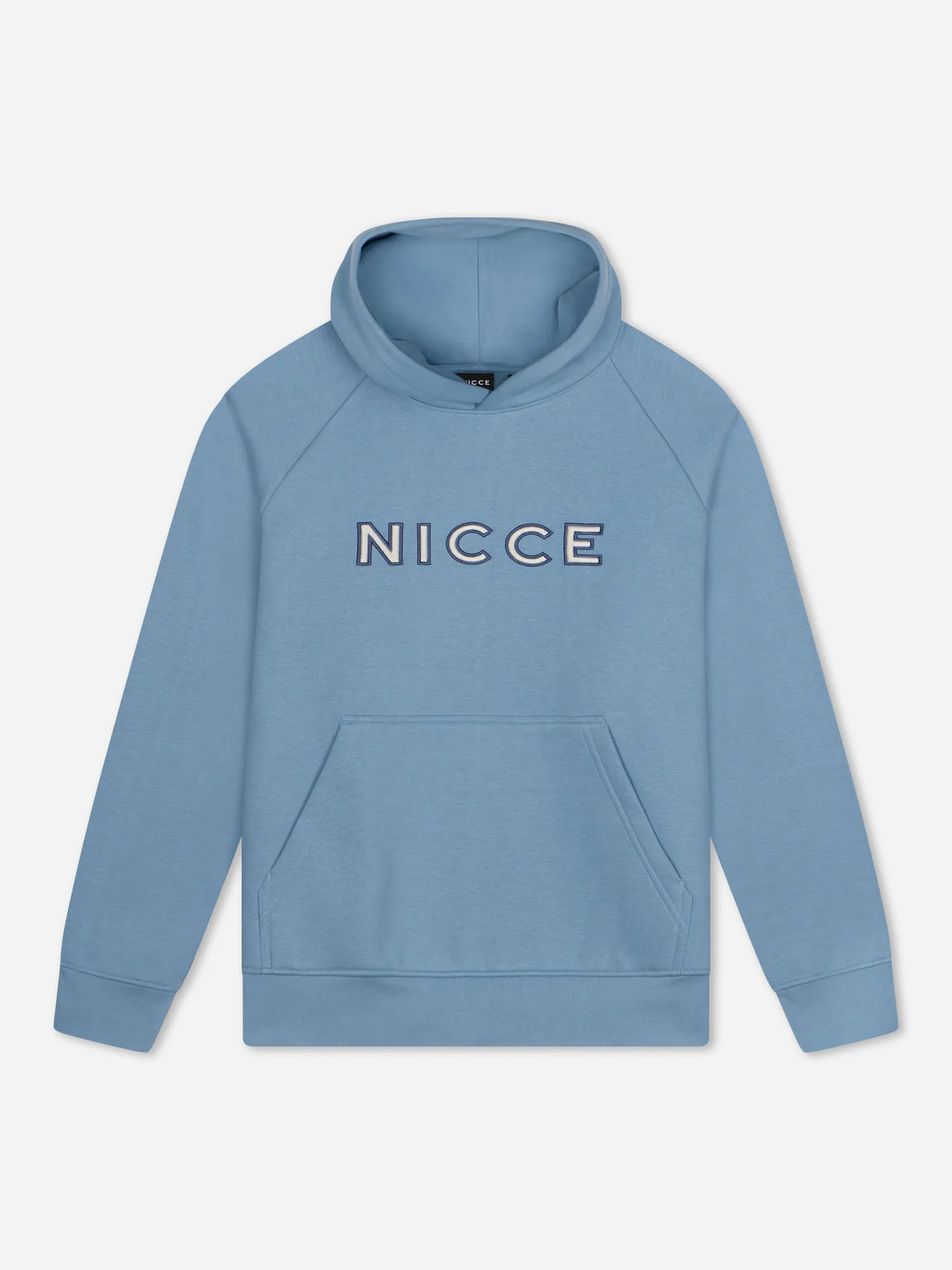 NICCE Mens Mercury Outline Hoodie | Allure Blue - Image 10