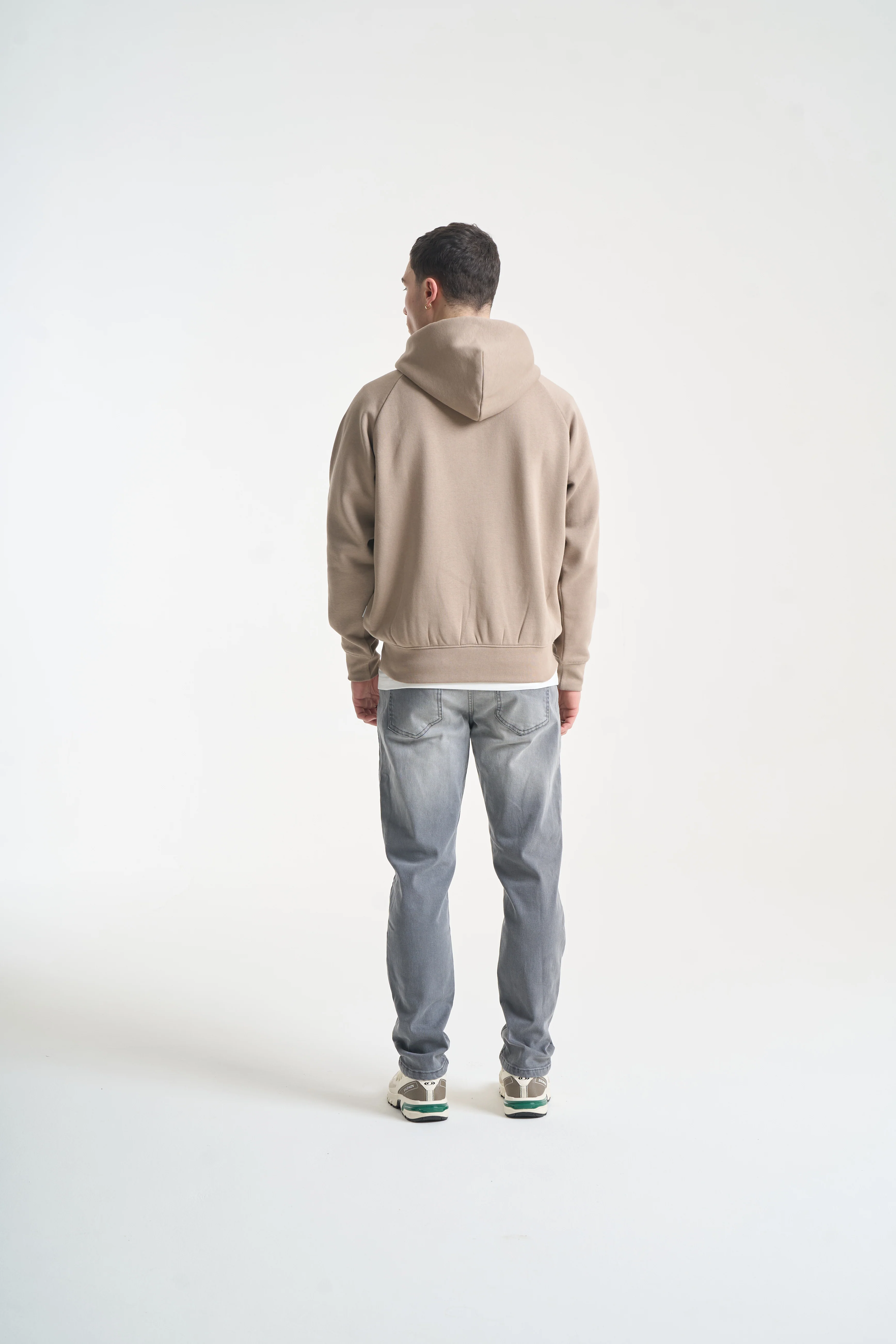 NICCE Mens Mercury Outline Hoodie | Taupe Zeal - Image 7