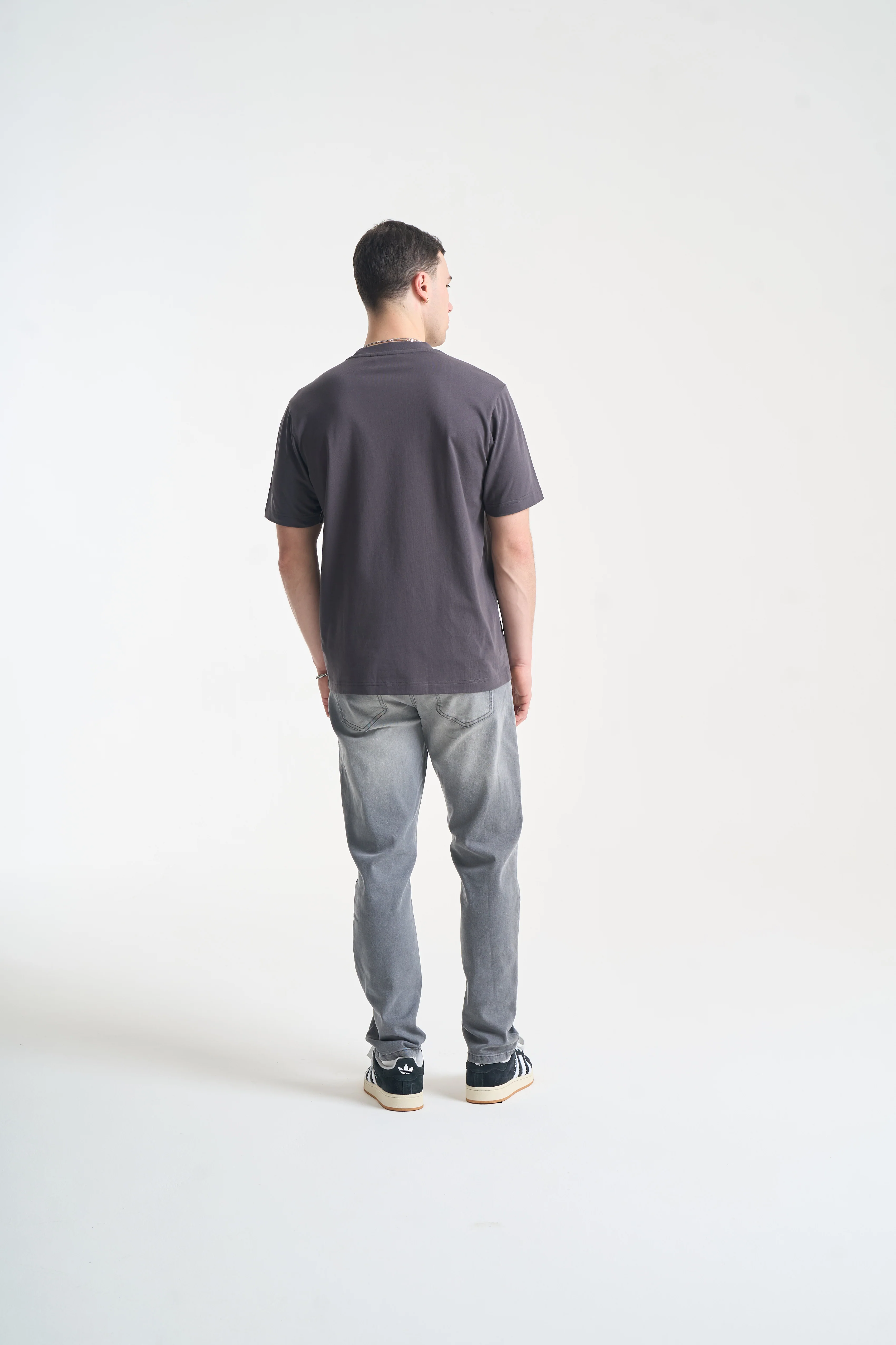 NICCE Mens Mercury Outline T-Shirt | Coal - Image 7