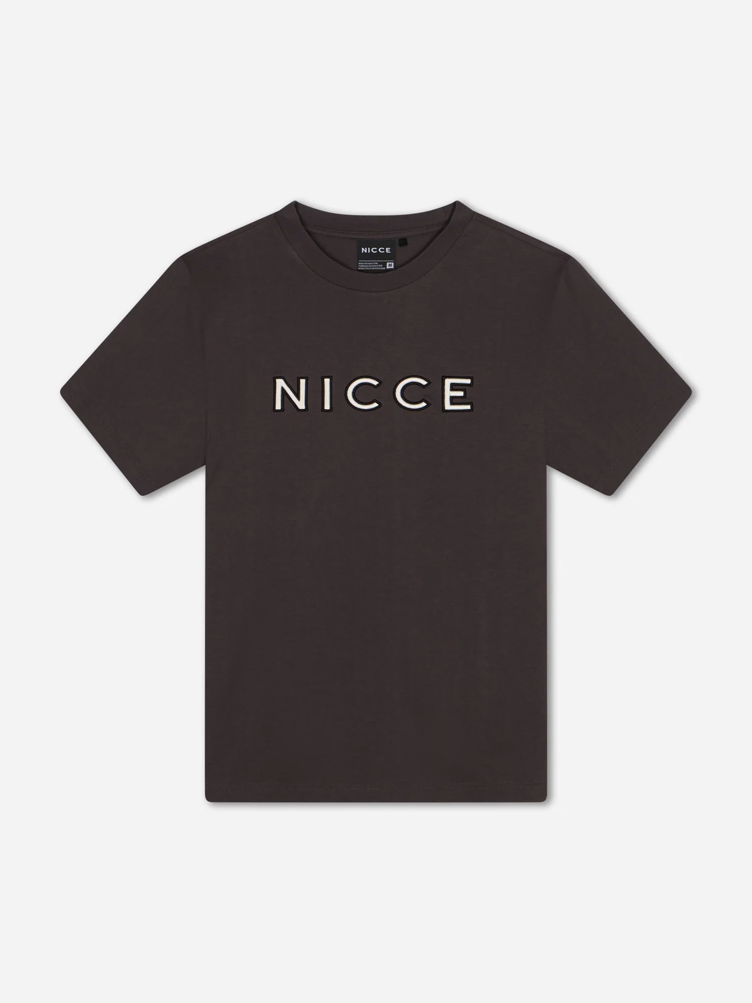 NICCE Mens Mercury Outline T-Shirt | Coal - Image 8