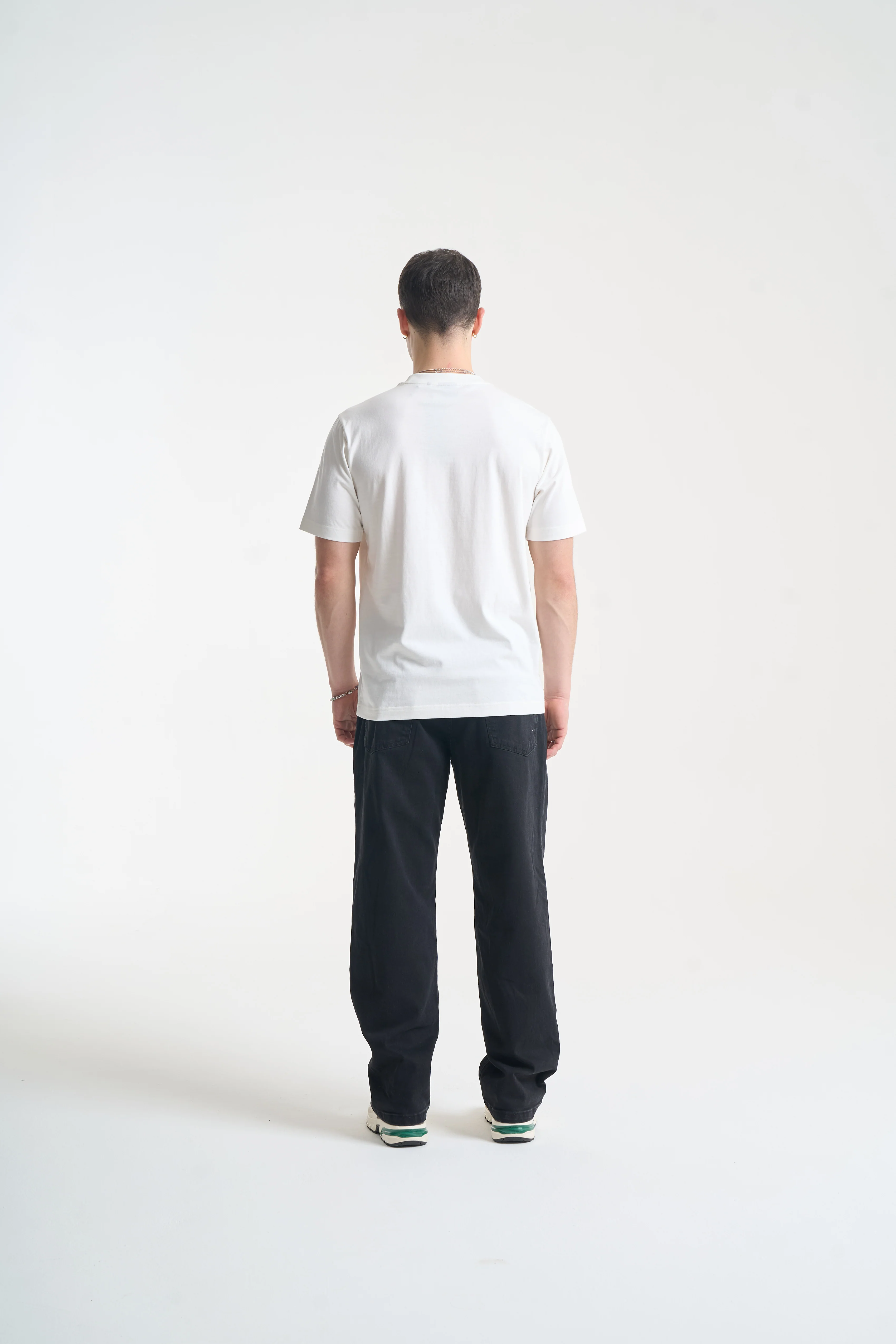 NICCE Mens Mercury Outline T-Shirt | Off White - Image 5