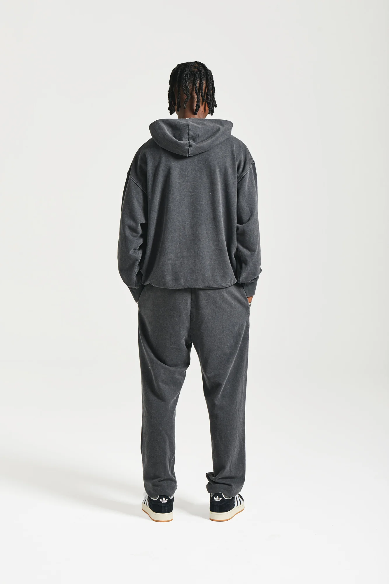 NICCE Mens Mercury Oversized Hoodie | Black - Image 5