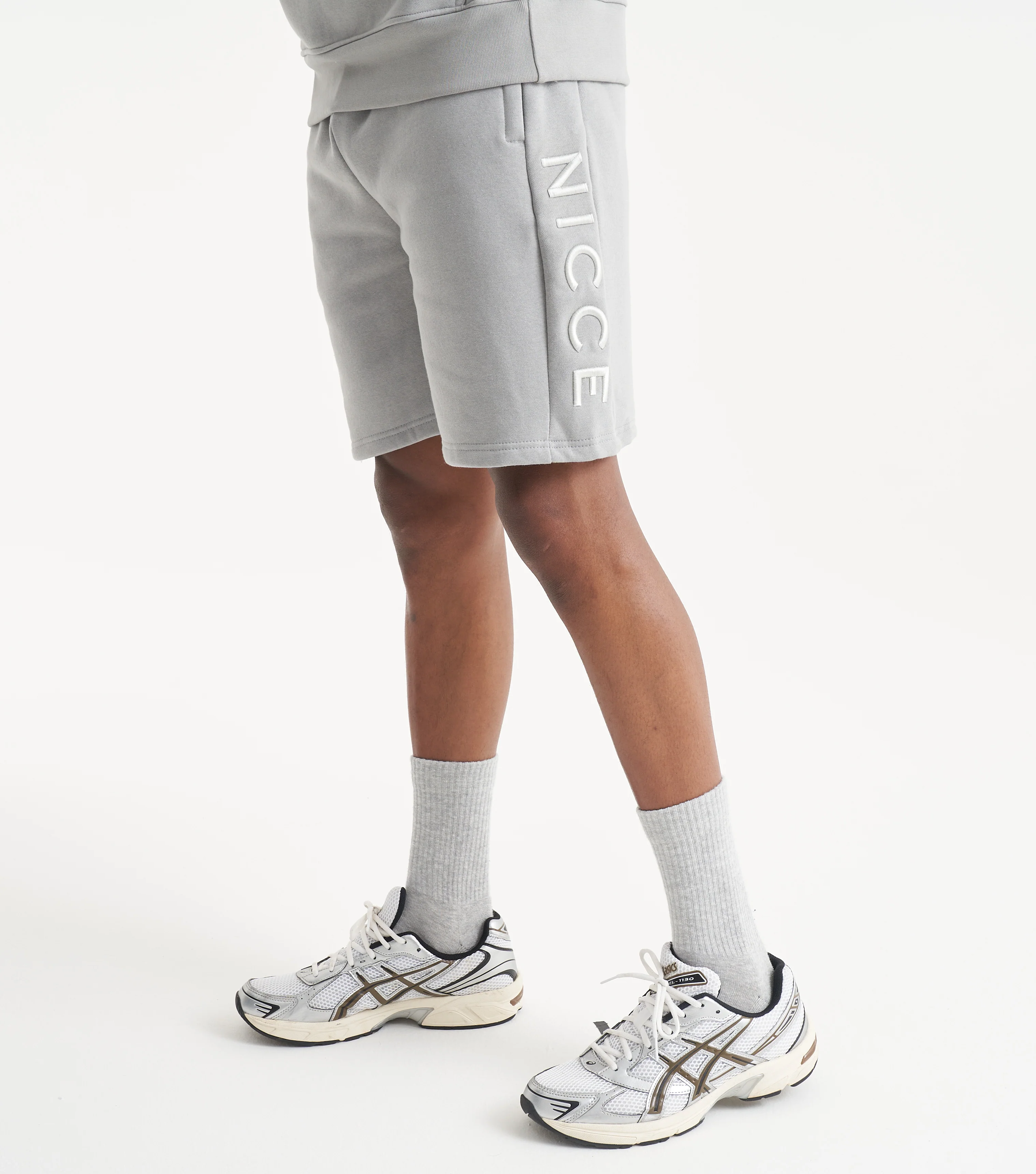 NICCE Mens Mercury Shorts | Circular Grey - Image 3