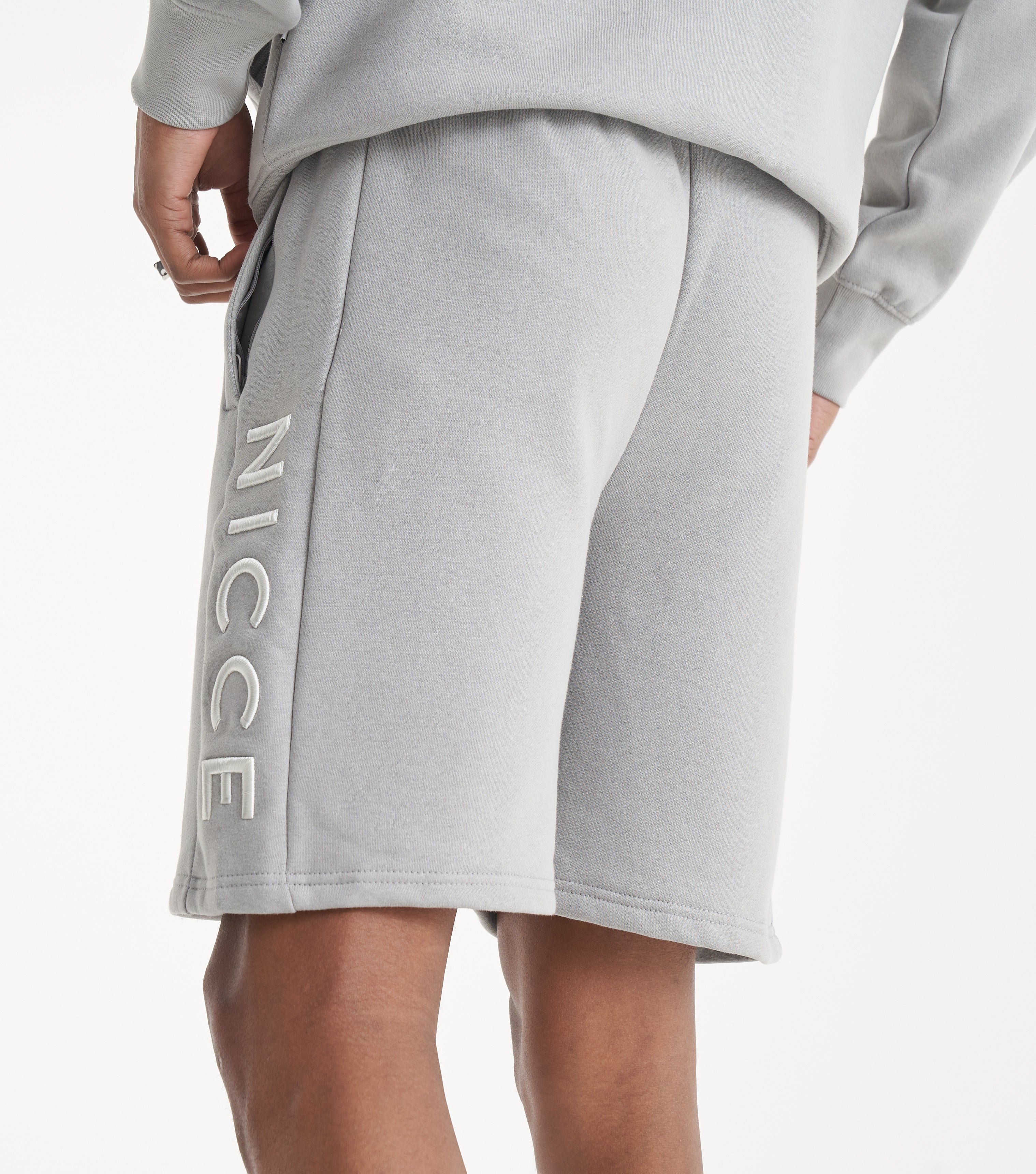 NICCE Mens Mercury Shorts | Circular Grey - Image 6