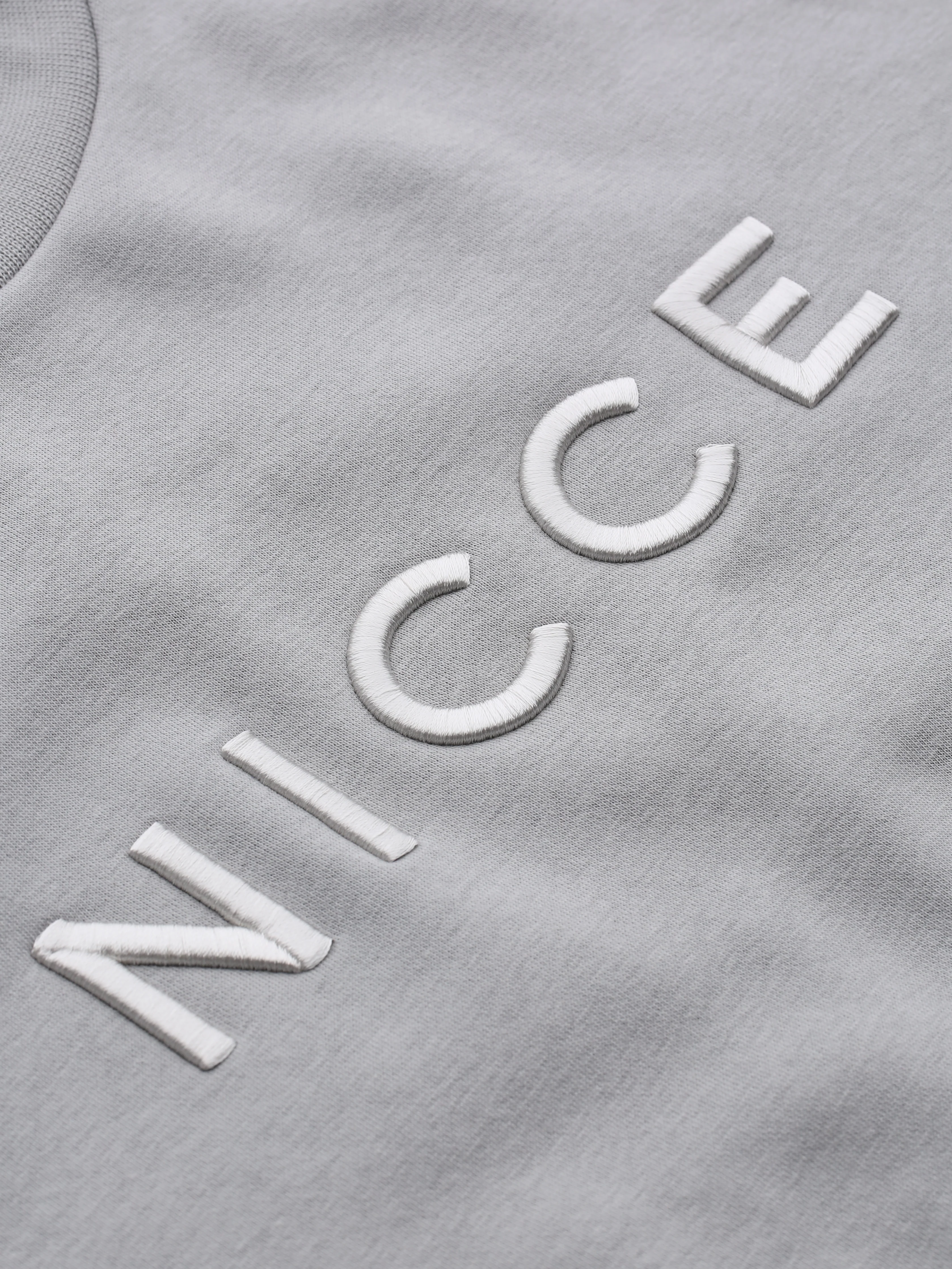 NICCE Mens Mercury Sweatshirt | Circular Grey - Image 10