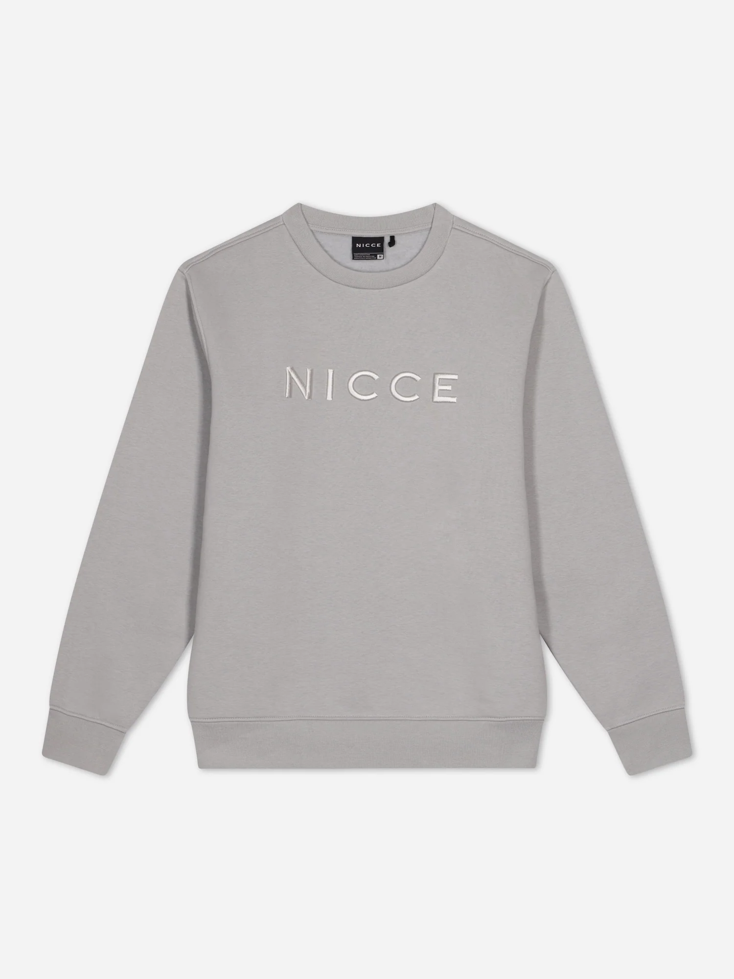 NICCE Mens Mercury Sweatshirt | Circular Grey - Image 8