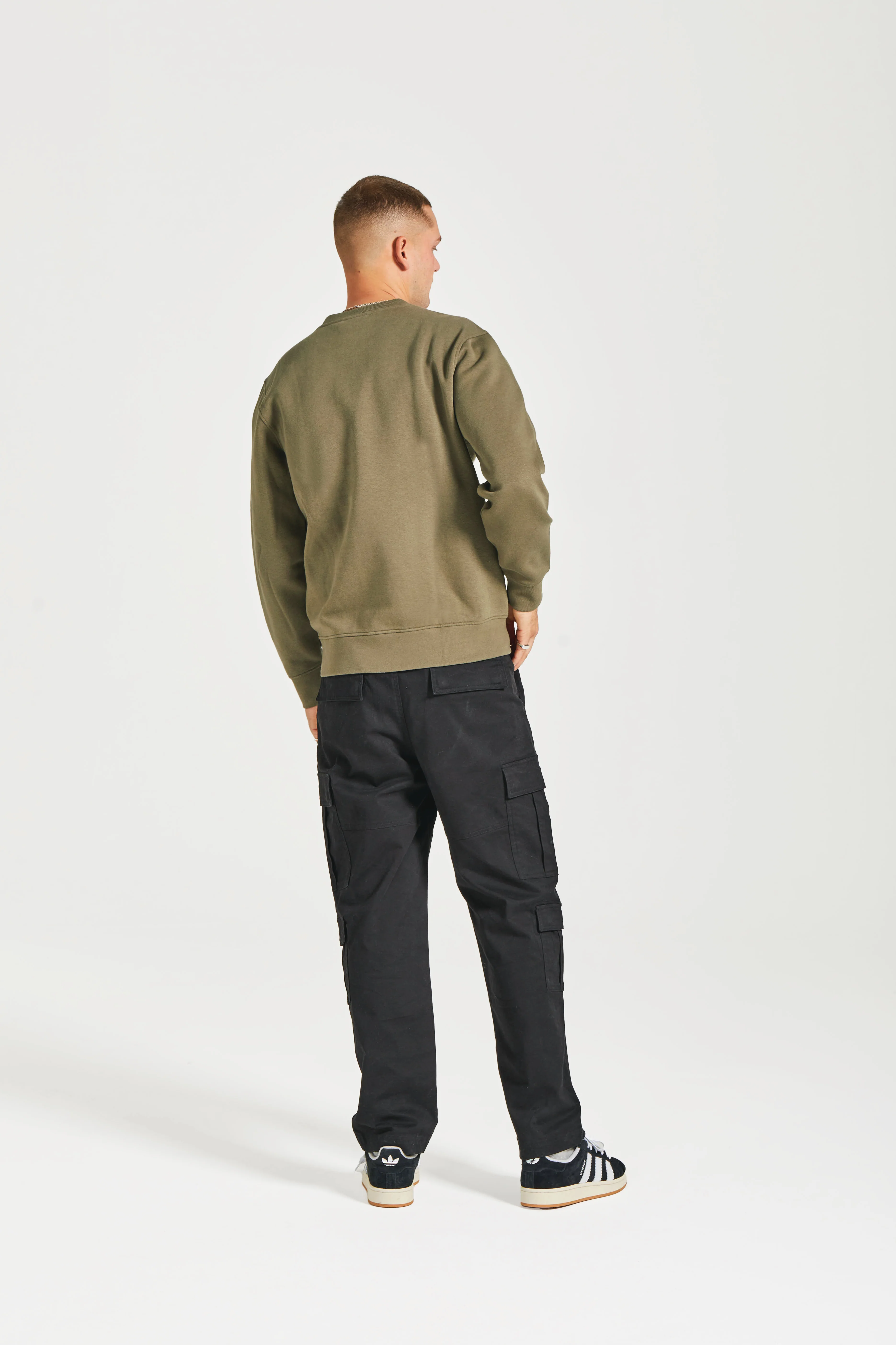 NICCE Mens Mercury Sweatshirt | Juniper Green - Image 6
