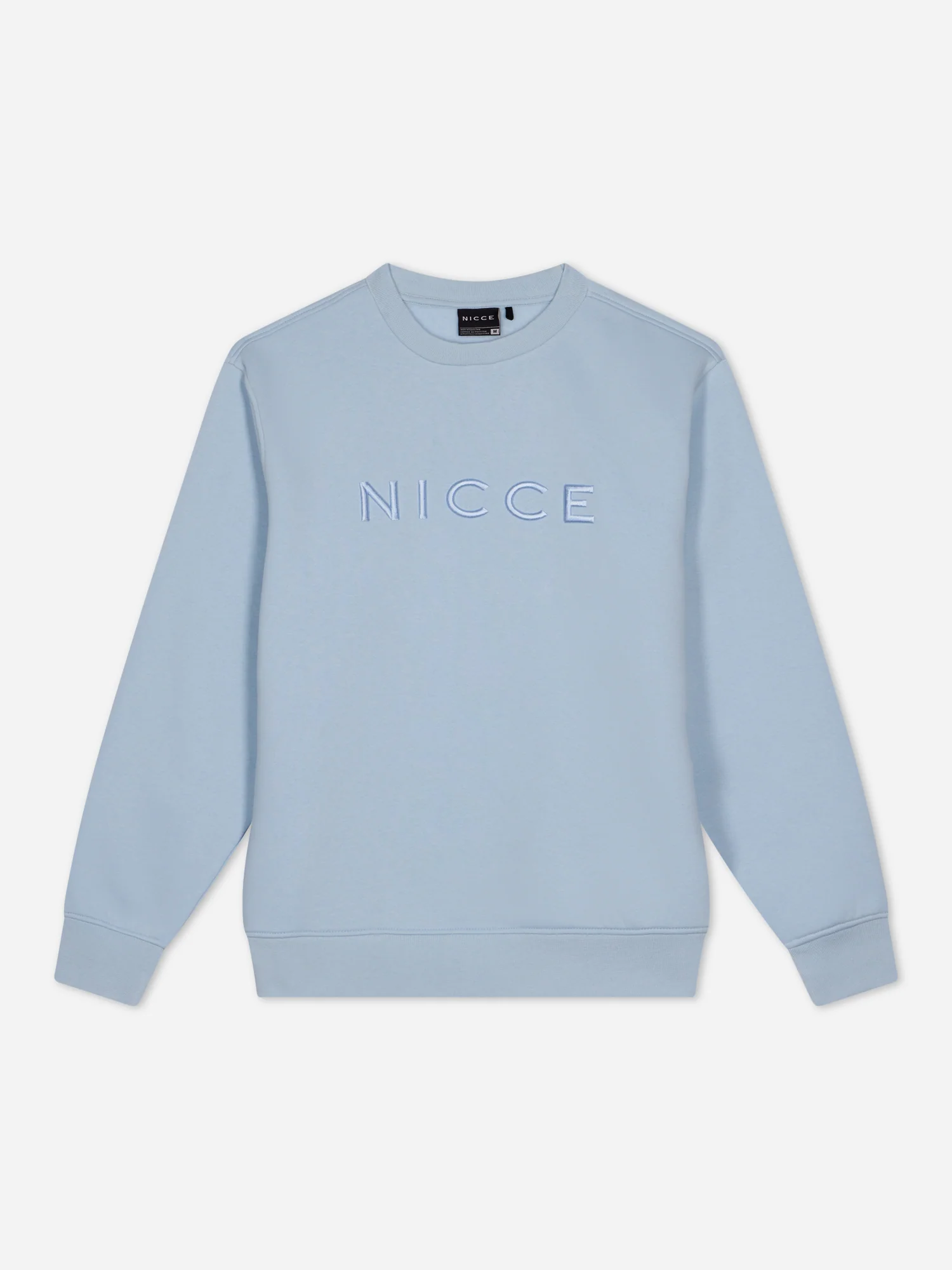 NICCE Mens Mercury Sweatshirt | Light Blue - Image 6