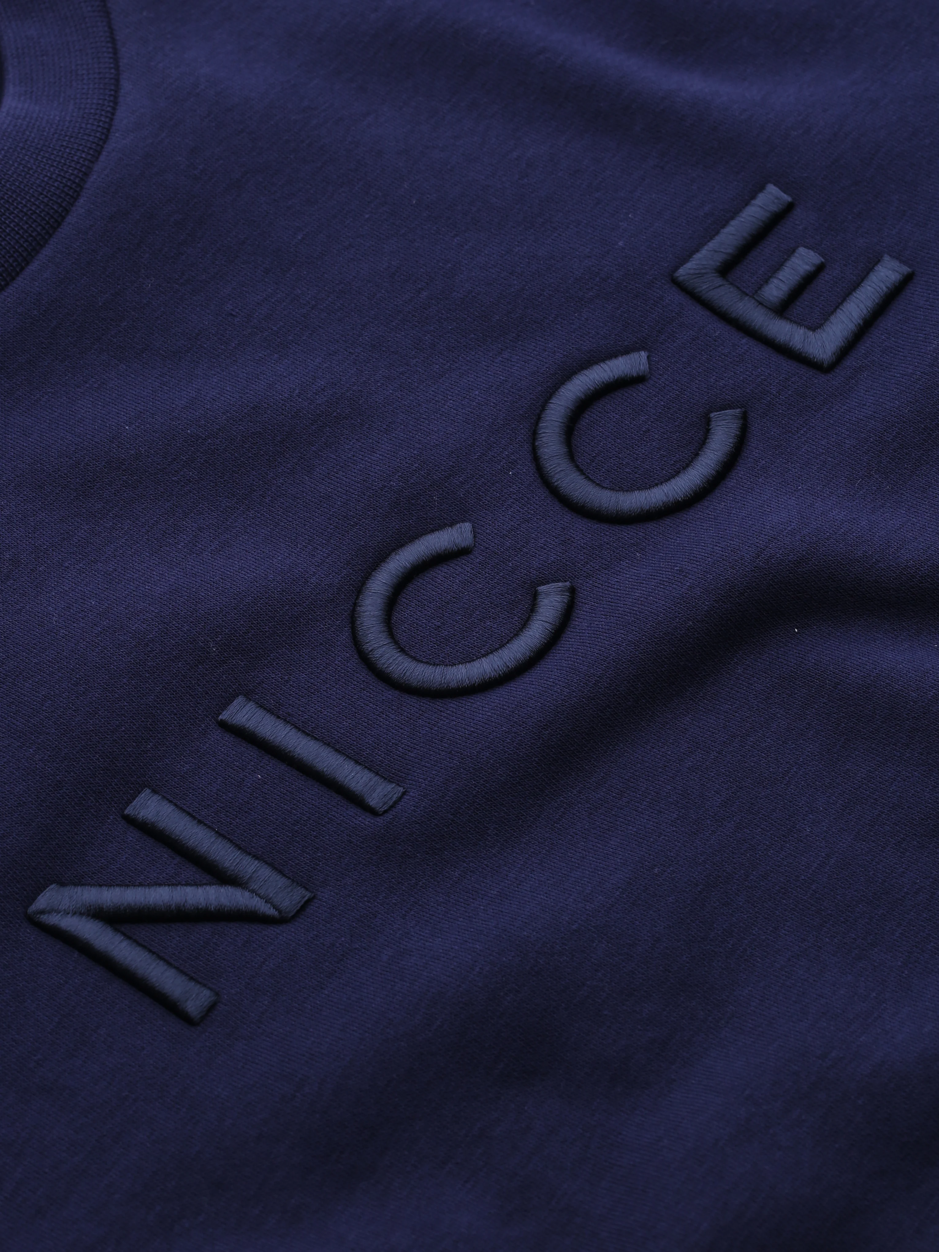 NICCE Mens Mercury Sweatshirt | Navy - Image 8