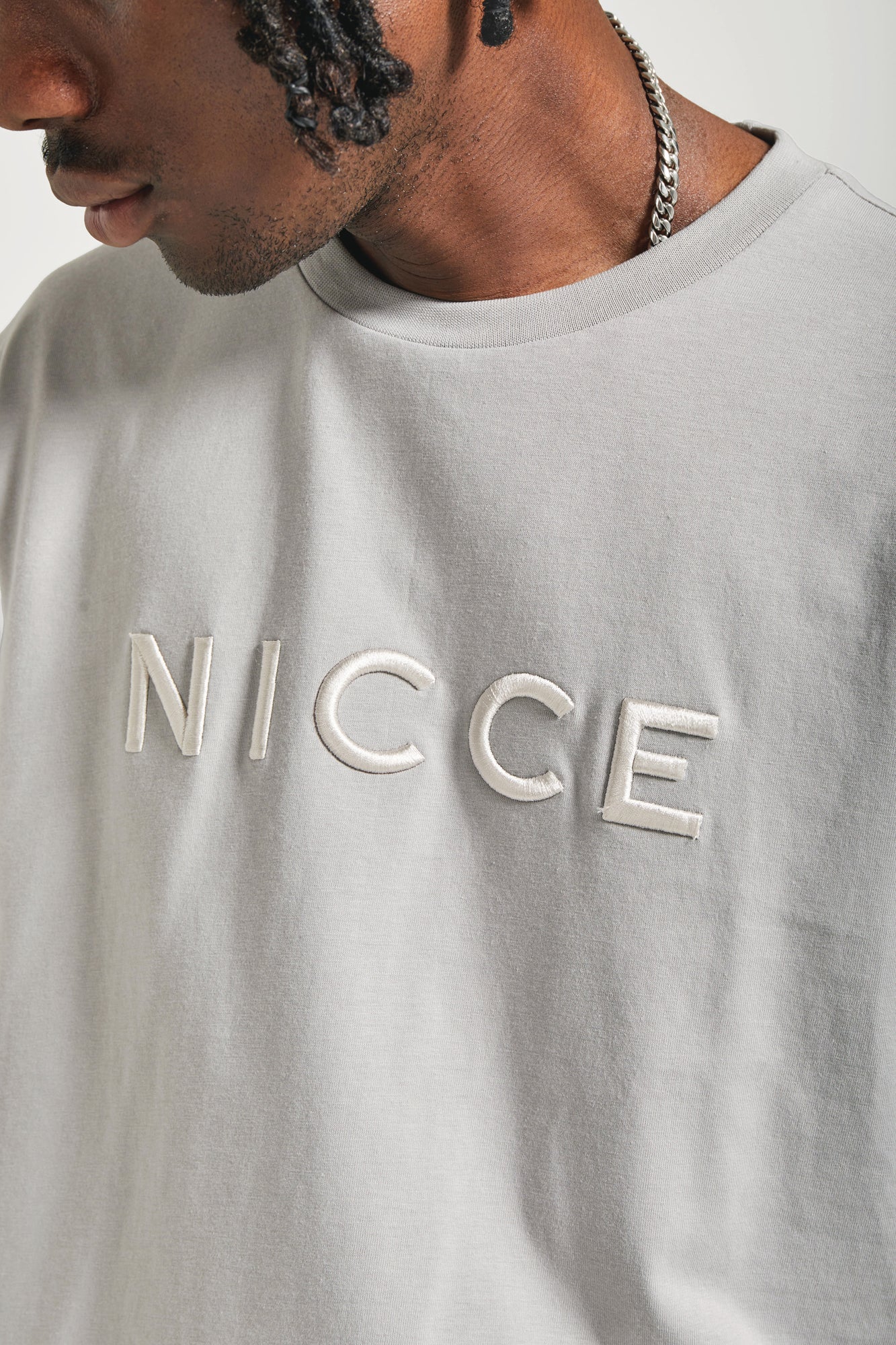 NICCE Mens Mercury T-Shirt | Circular Grey - Image 2