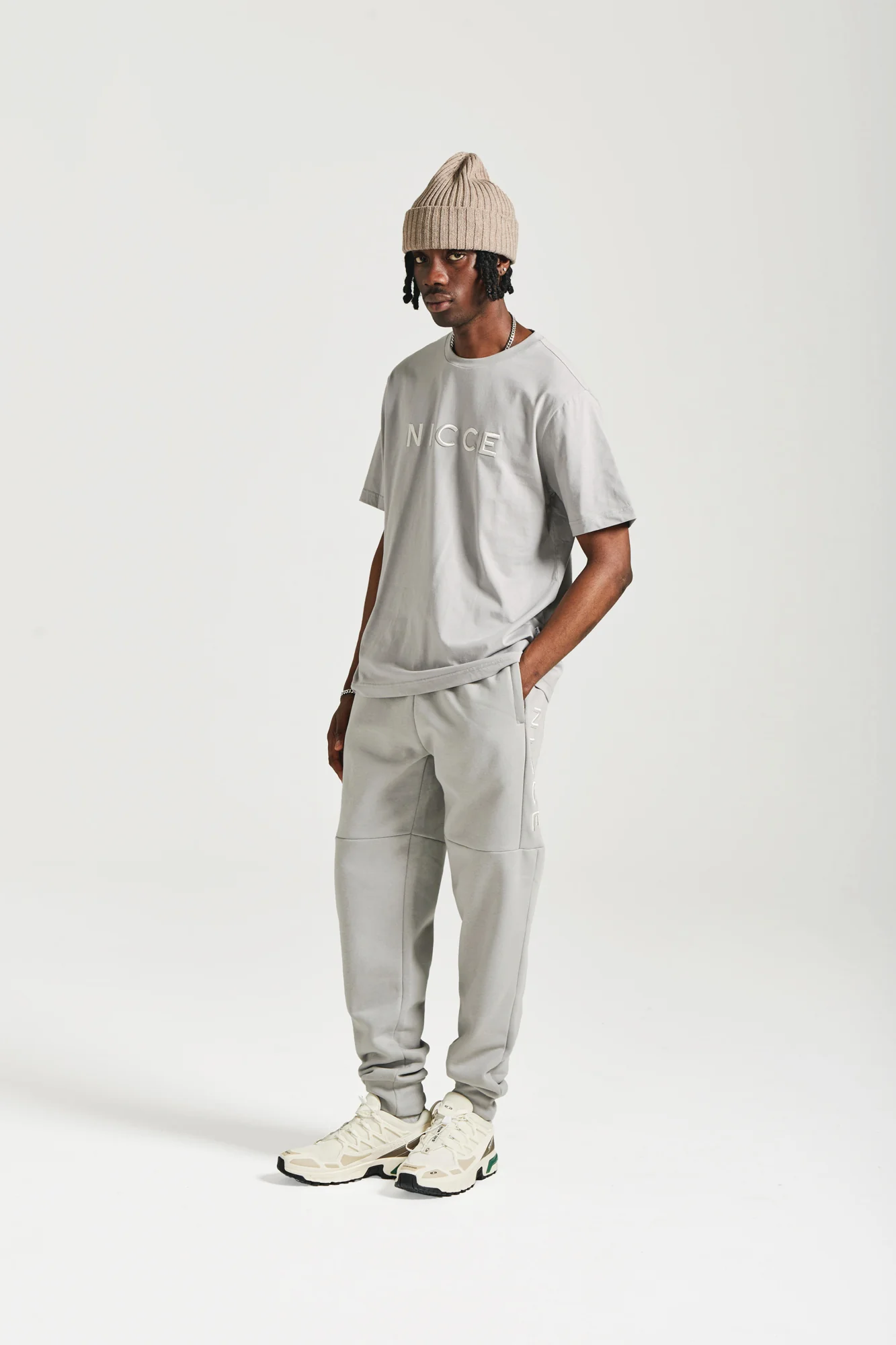 NICCE Mens Mercury T-Shirt | Circular Grey - Image 5