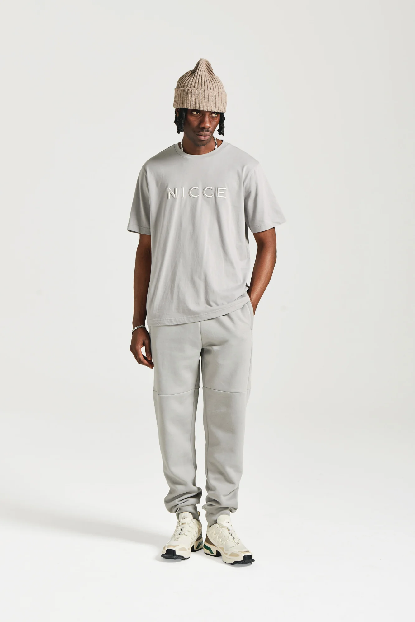 NICCE Mens Mercury T-Shirt | Circular Grey - Image 7