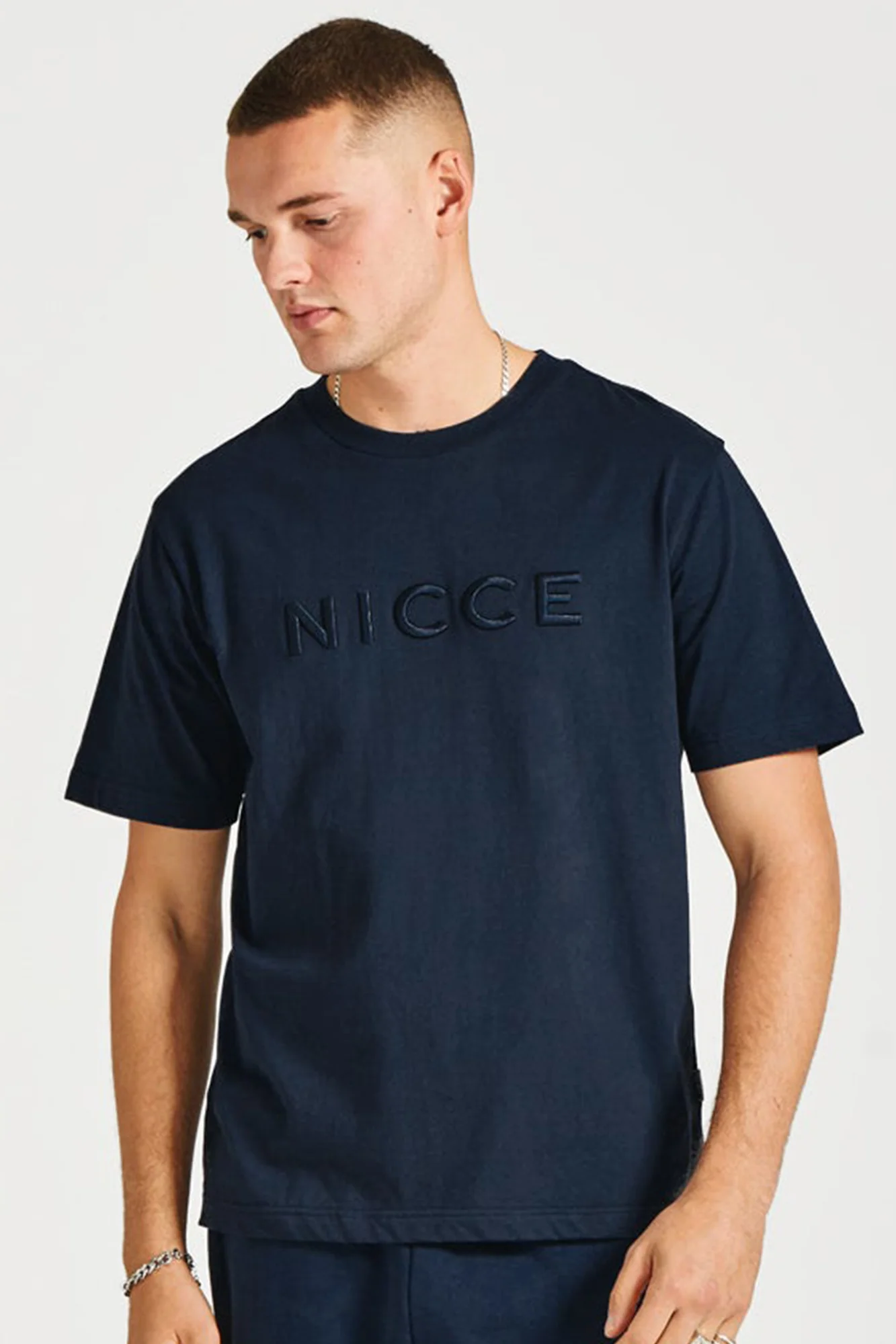NICCE Mens Mercury T-Shirt | Navy
