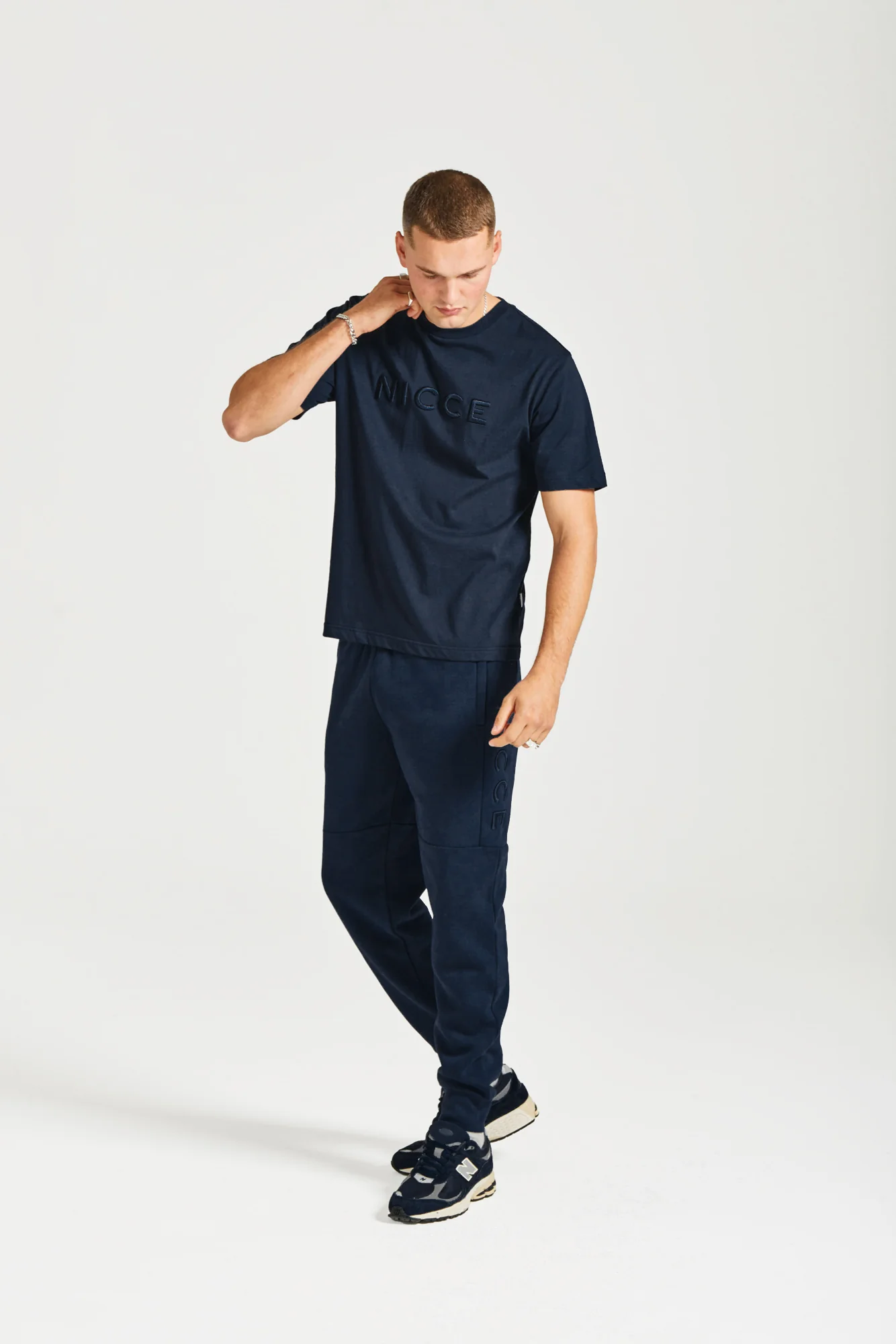 NICCE Mens Mercury T-Shirt | Navy - Image 4
